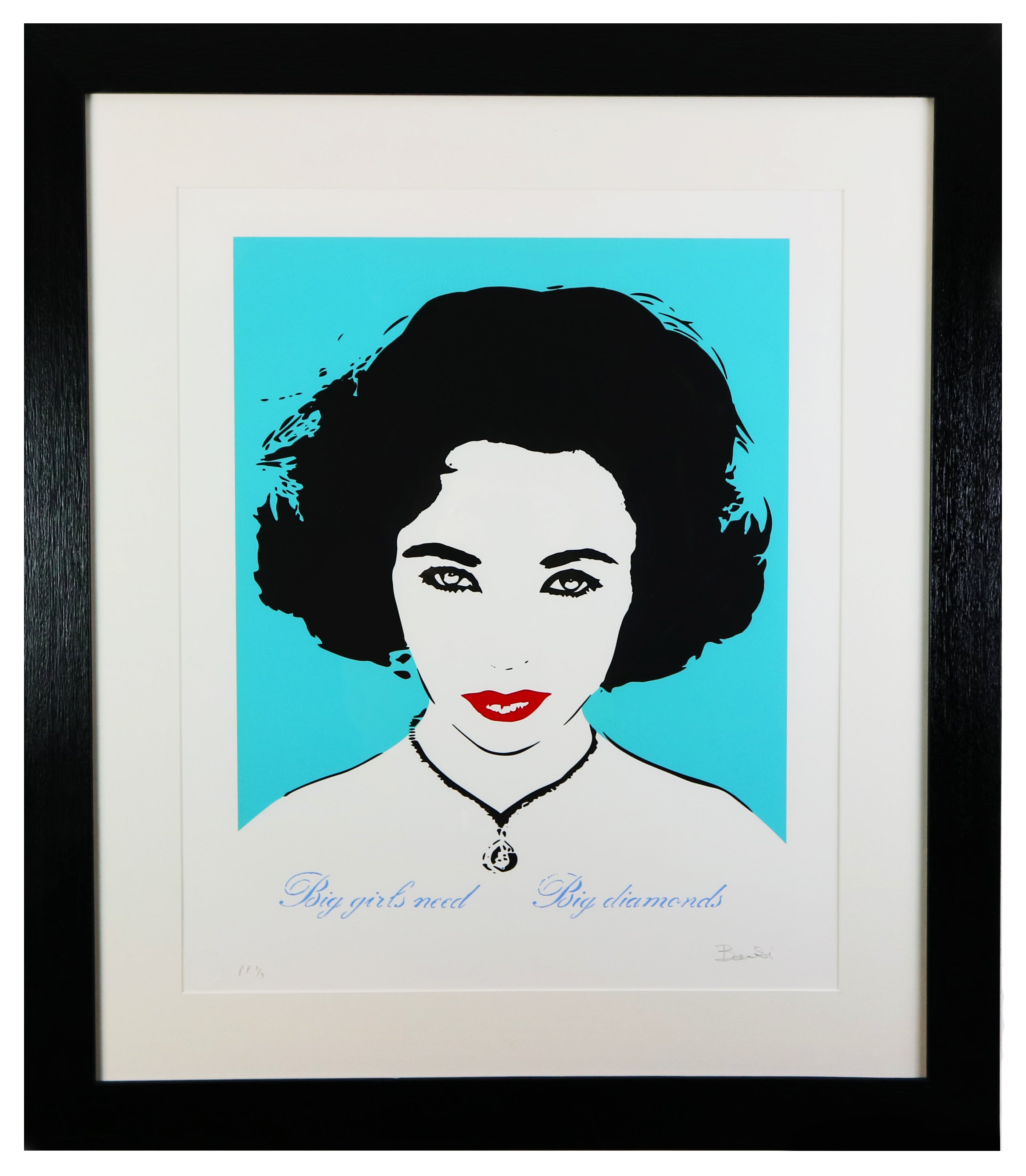 Big Girls Need Big Diamonds, Elizabeth Taylor Sky Blue by Bambi