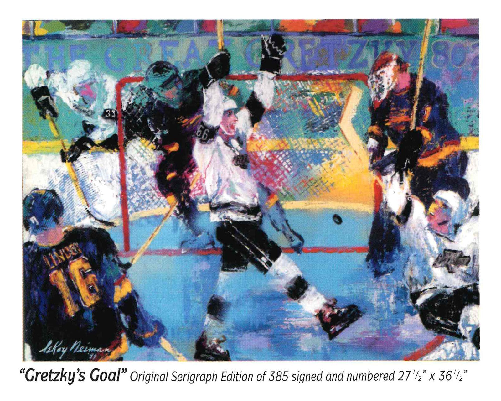Gretzky's Goal by LeRoy Neiman