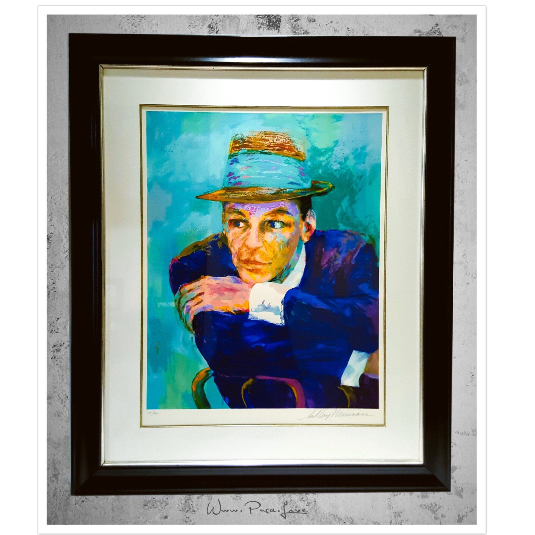 Frank Sinatra - The Voice by LeRoy Neiman