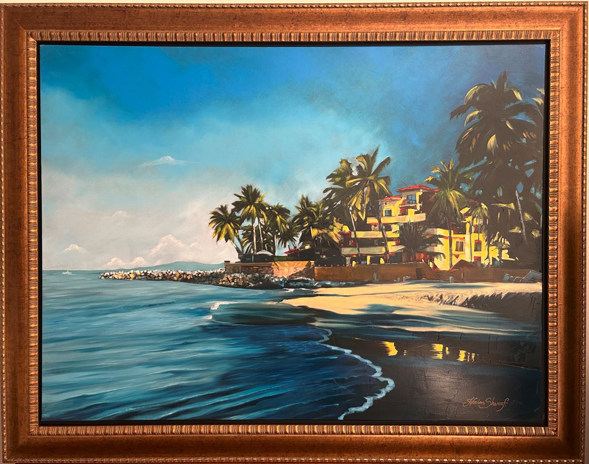 Dream Terrace by Haim Sherrf - 48" x 36"