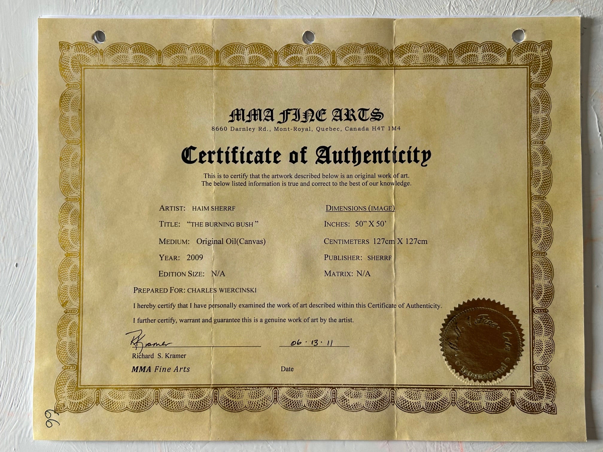 Burning Bush by Alexandre Evgrafov