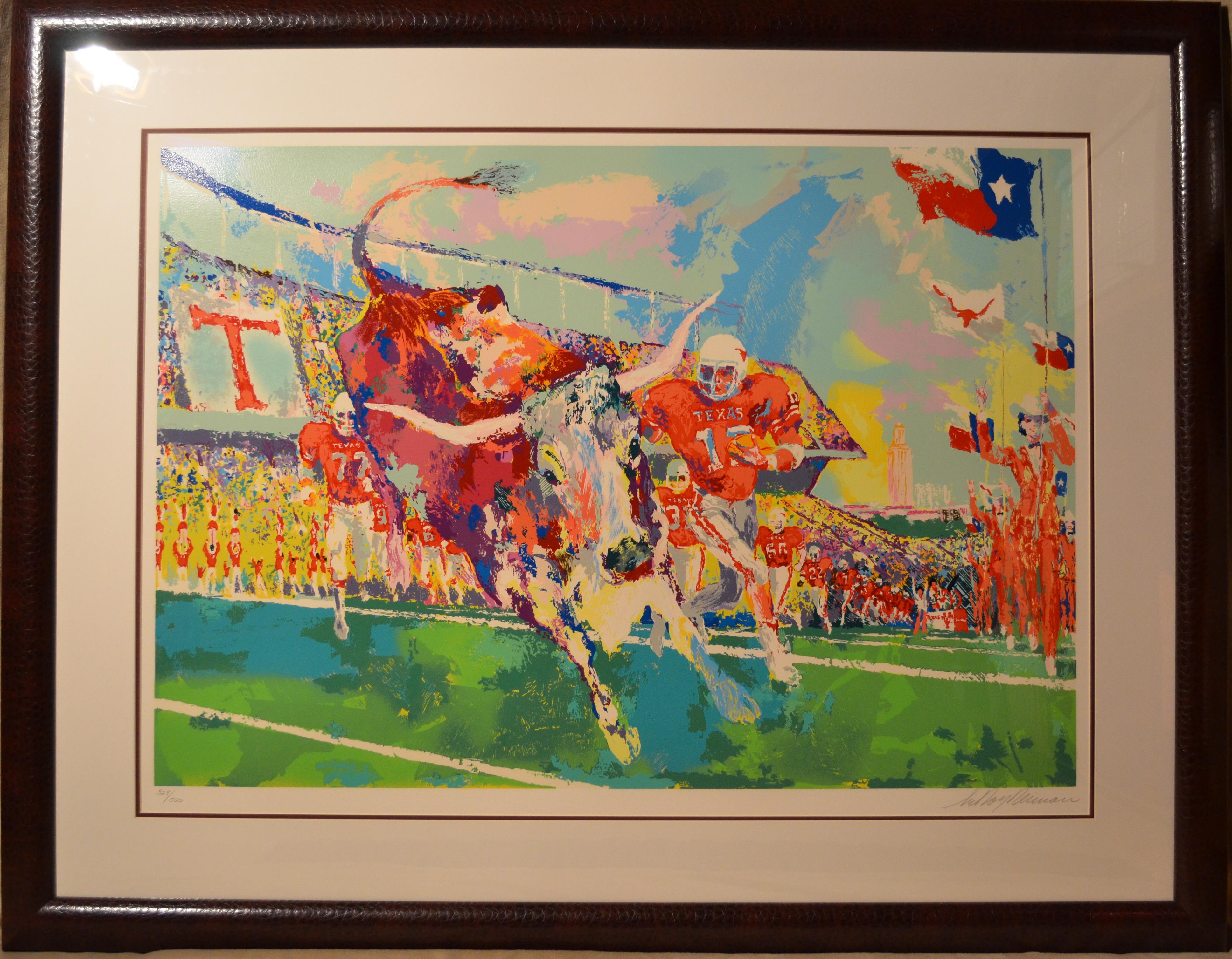 Texas Longhorns by LeRoy Neiman