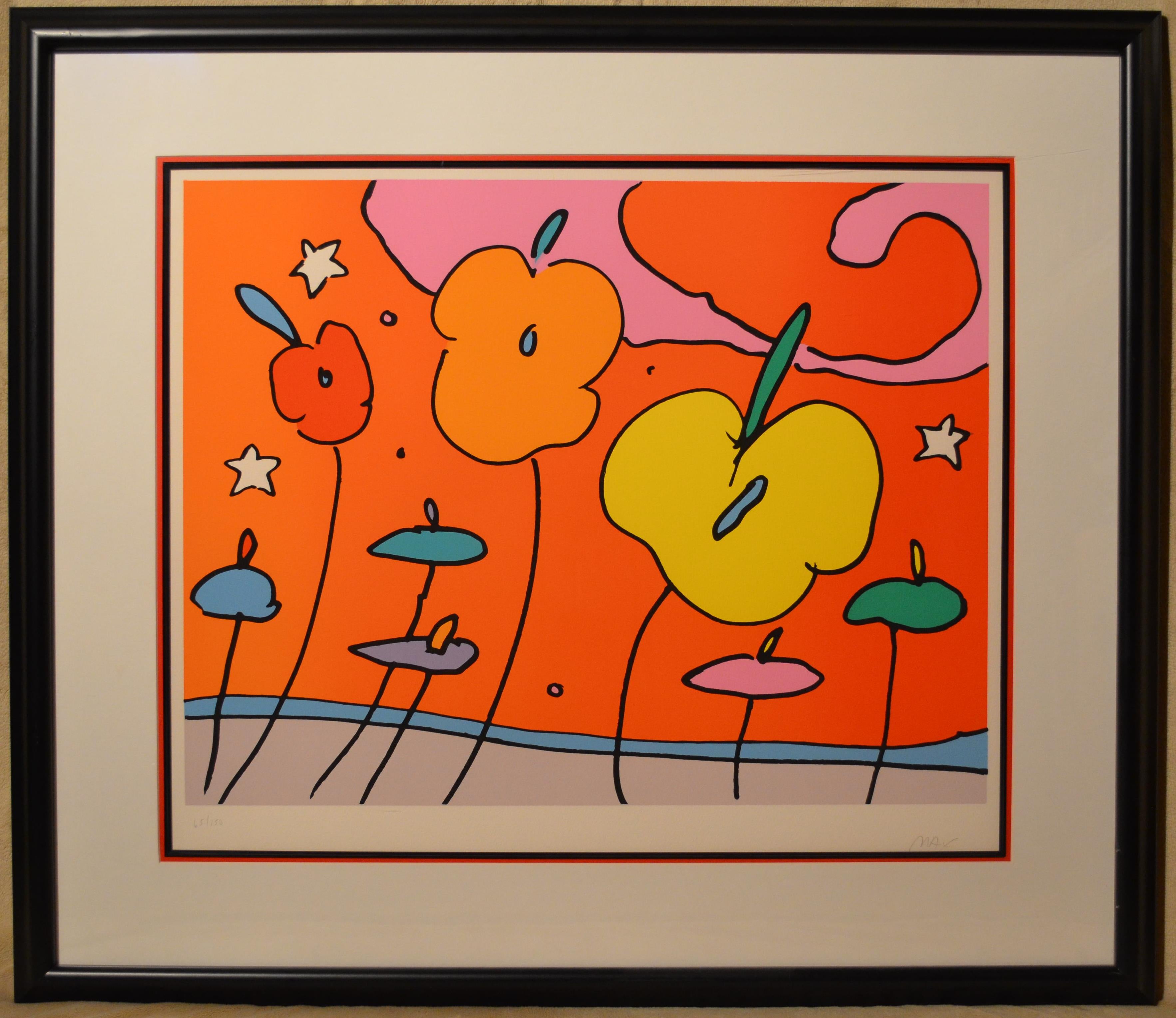 Night Flowers by Peter Max