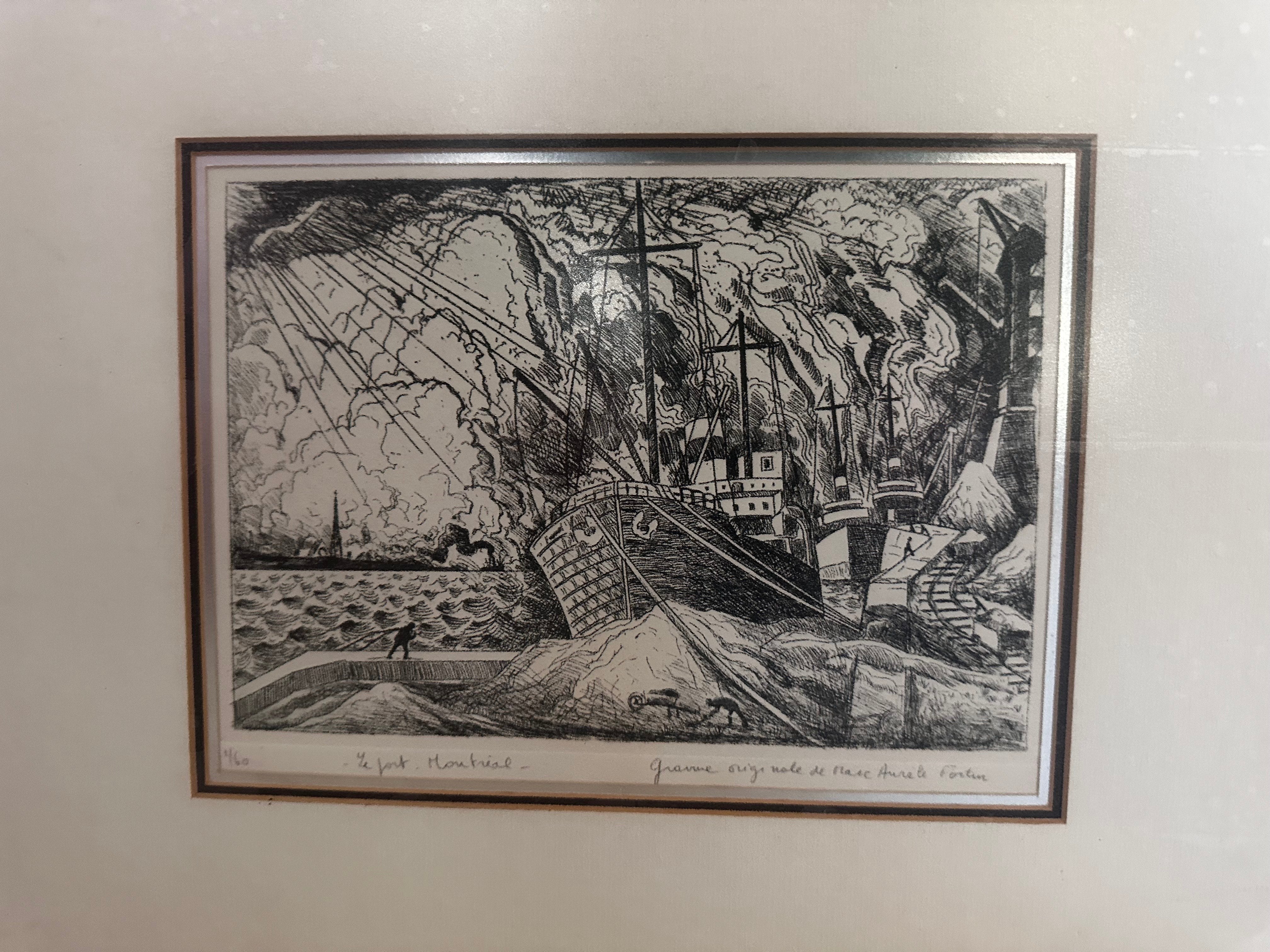 Marc-Aurèle Fortin – Le Port de Montréal – Edition 1/60