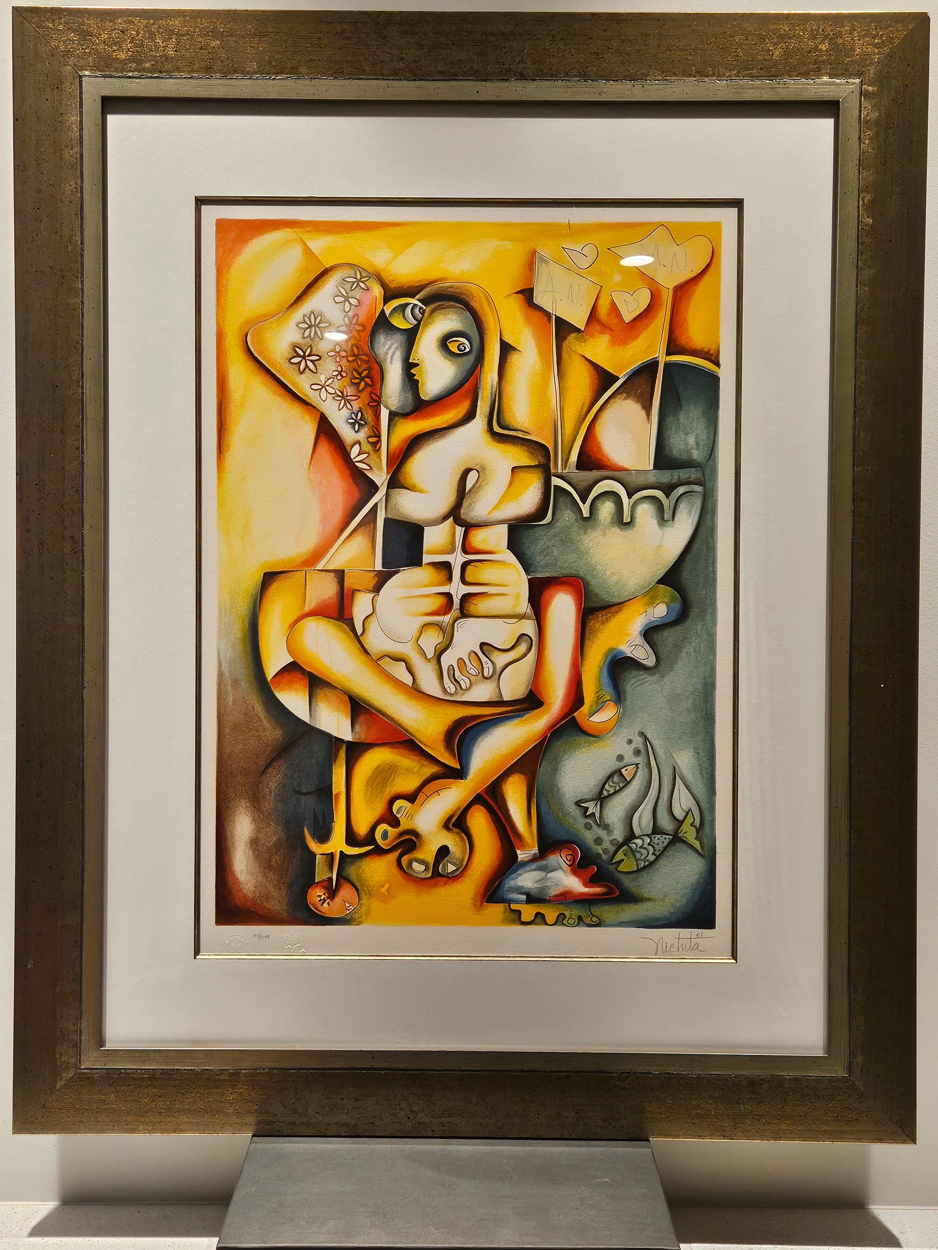 Portrait of a Disc Jockey by Alexandra Nechita