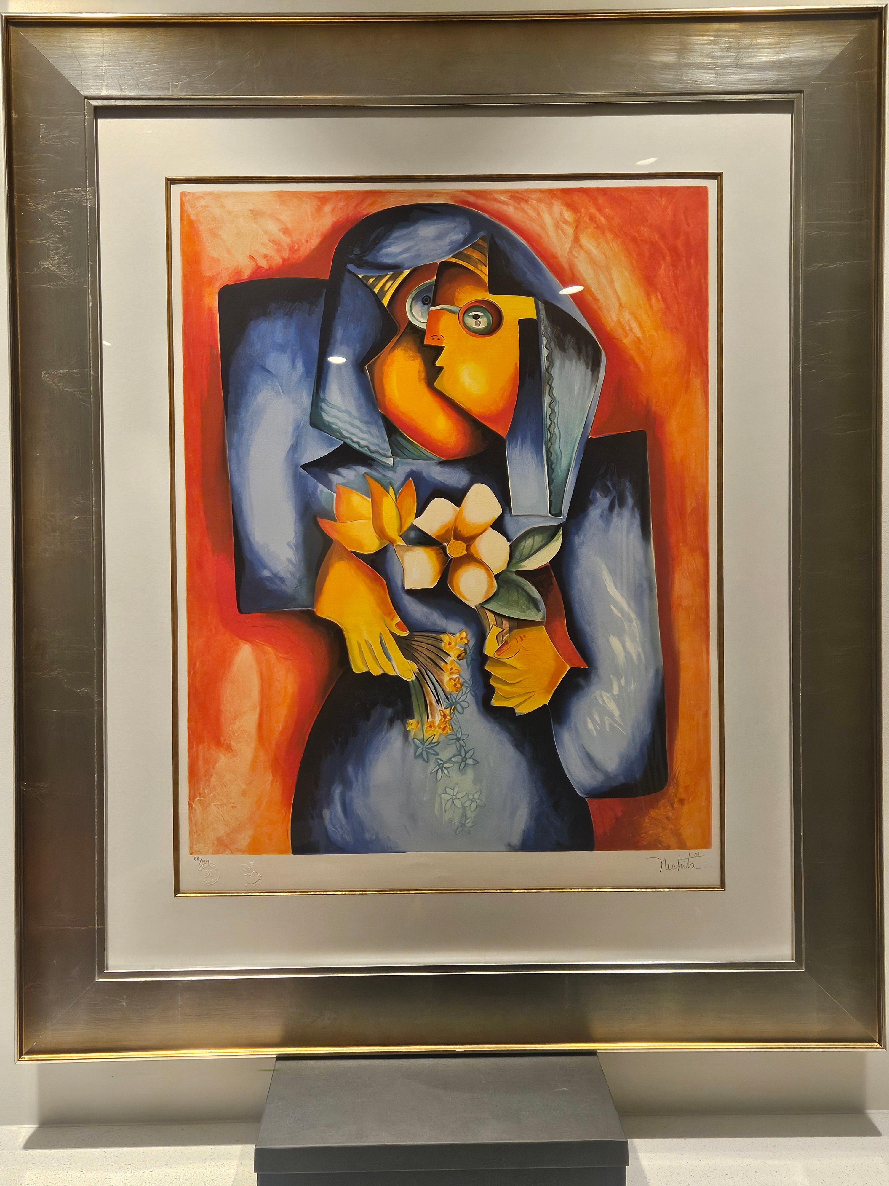 Silent Water Lily by Alexandra Nechita