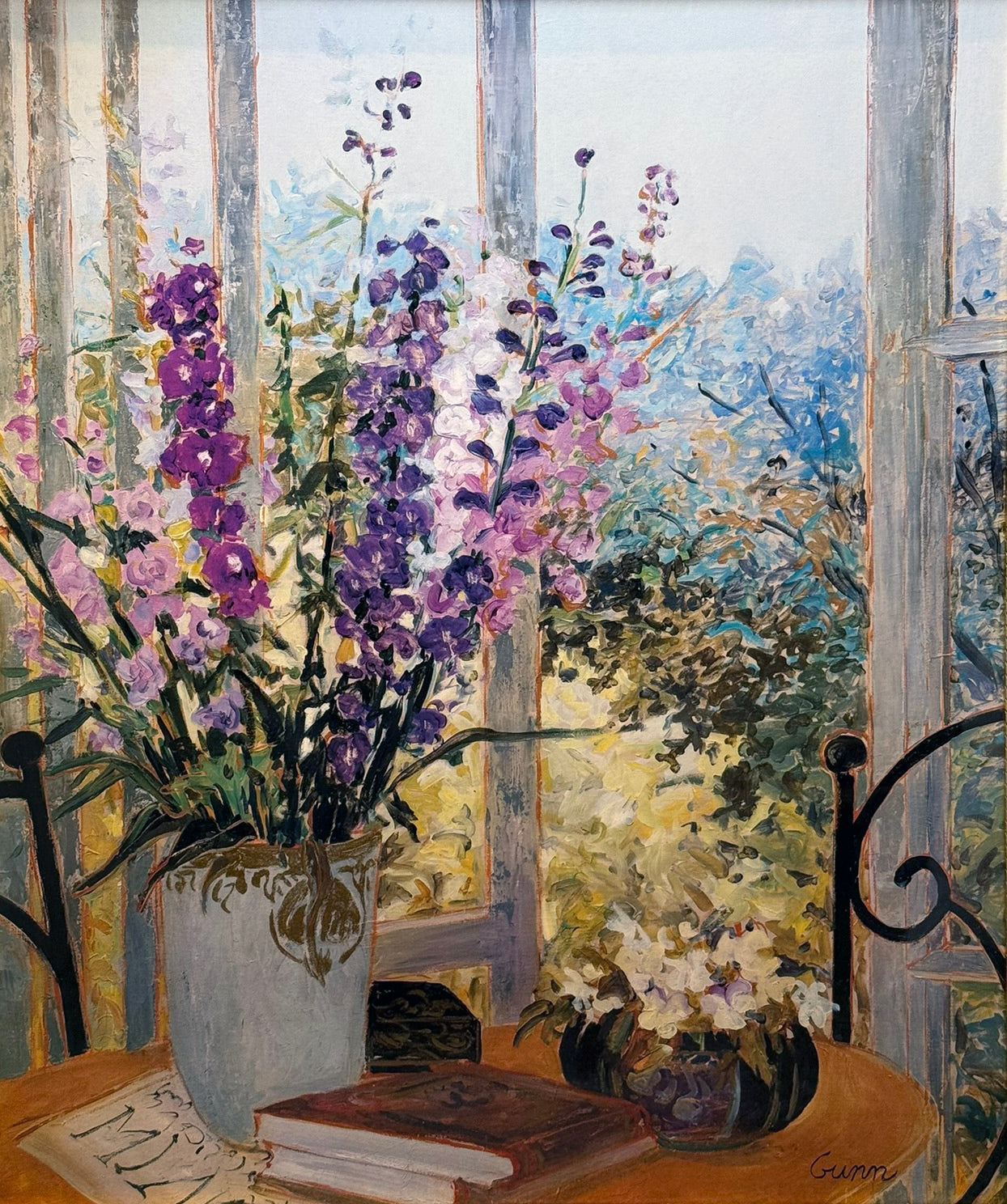 Purple Flowers by Gunn