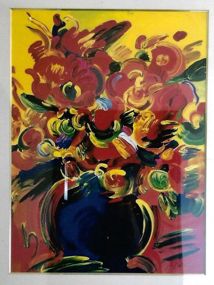 Red Flower by Peter Max
