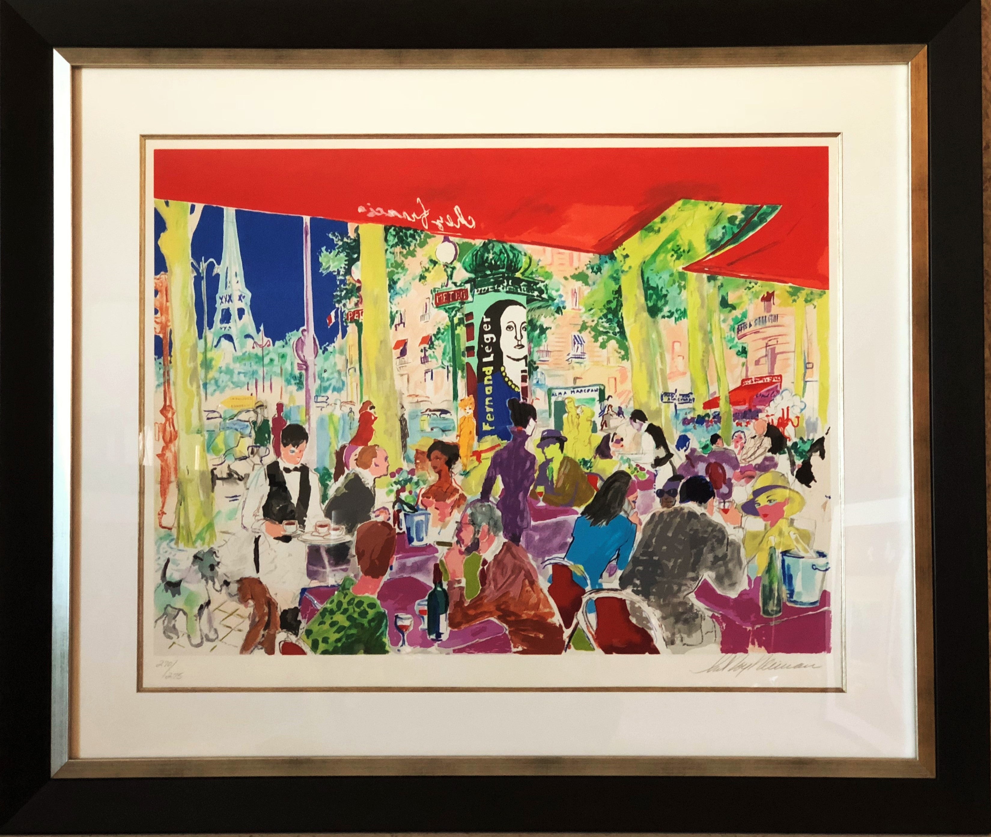 Chez Francis by LeRoy Neiman