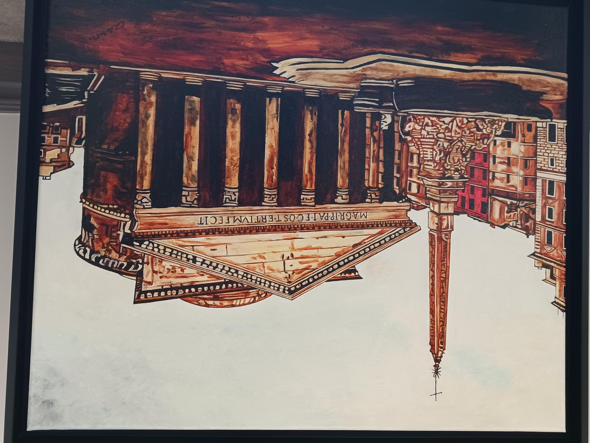 Ancient Rome Pantheon Temple by Catherine Colosimo