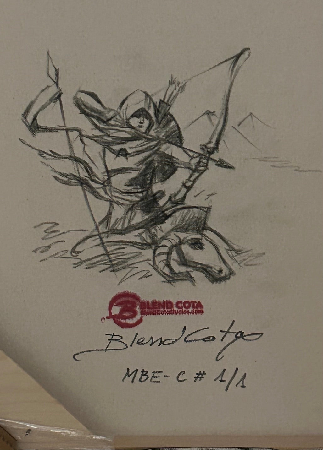 Bayek reference and signature detail by Blend Cota