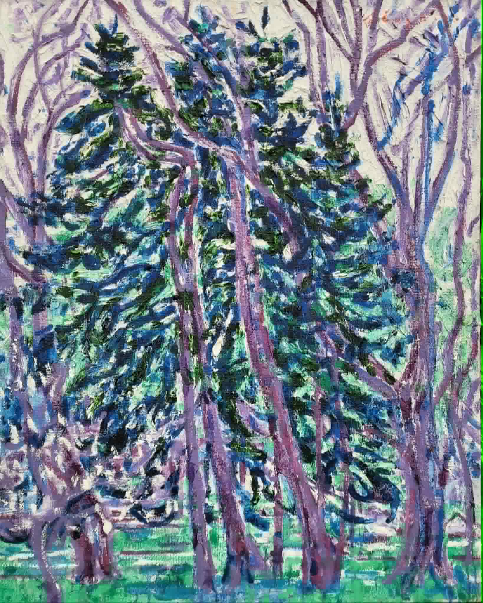 Crystal Beach Firs by Alexandre Evgrafov — original artwork