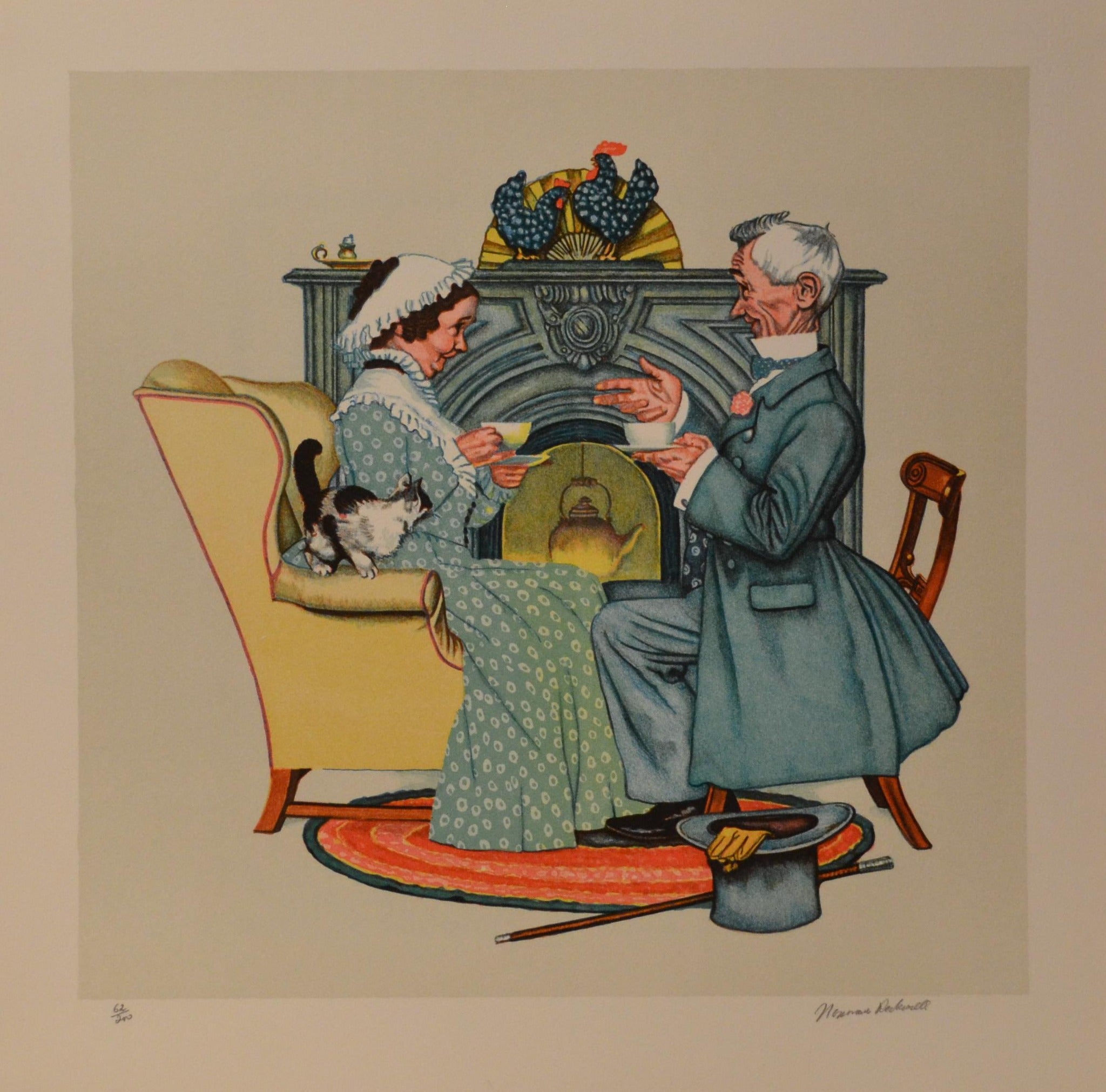 Four Ages of Love 4 by Norman Rockwell