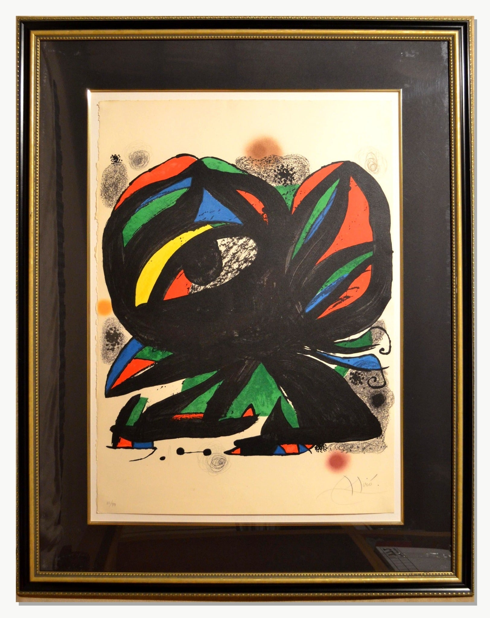 Fundació Joan Miró Barcelona framed artwork by Joan Miró