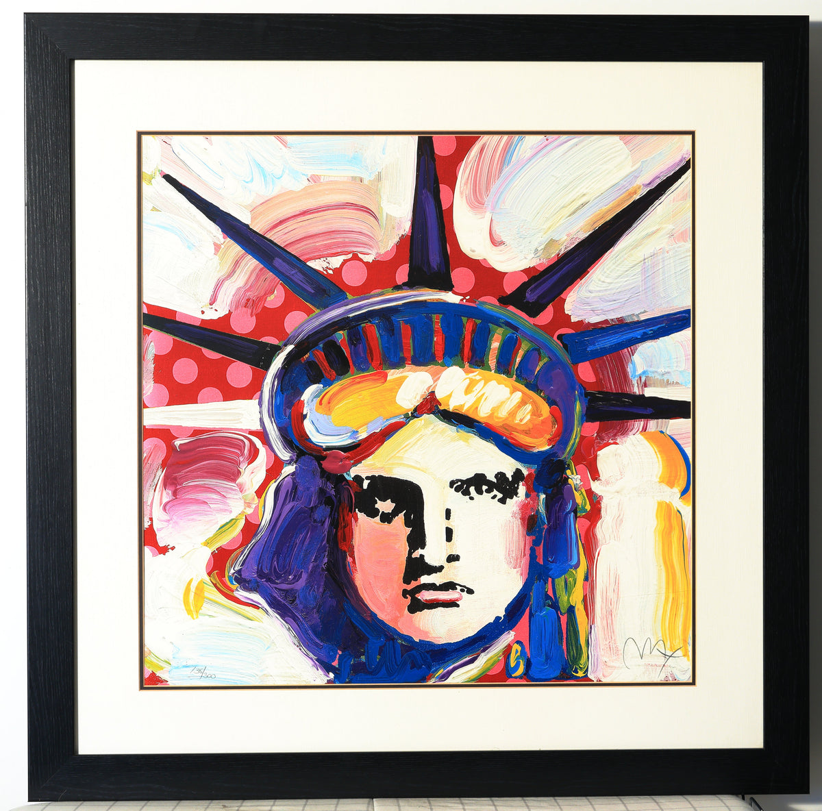 Liberty by Peter Max, new high-resolution owner-supplied photograph from Gary Odehnal