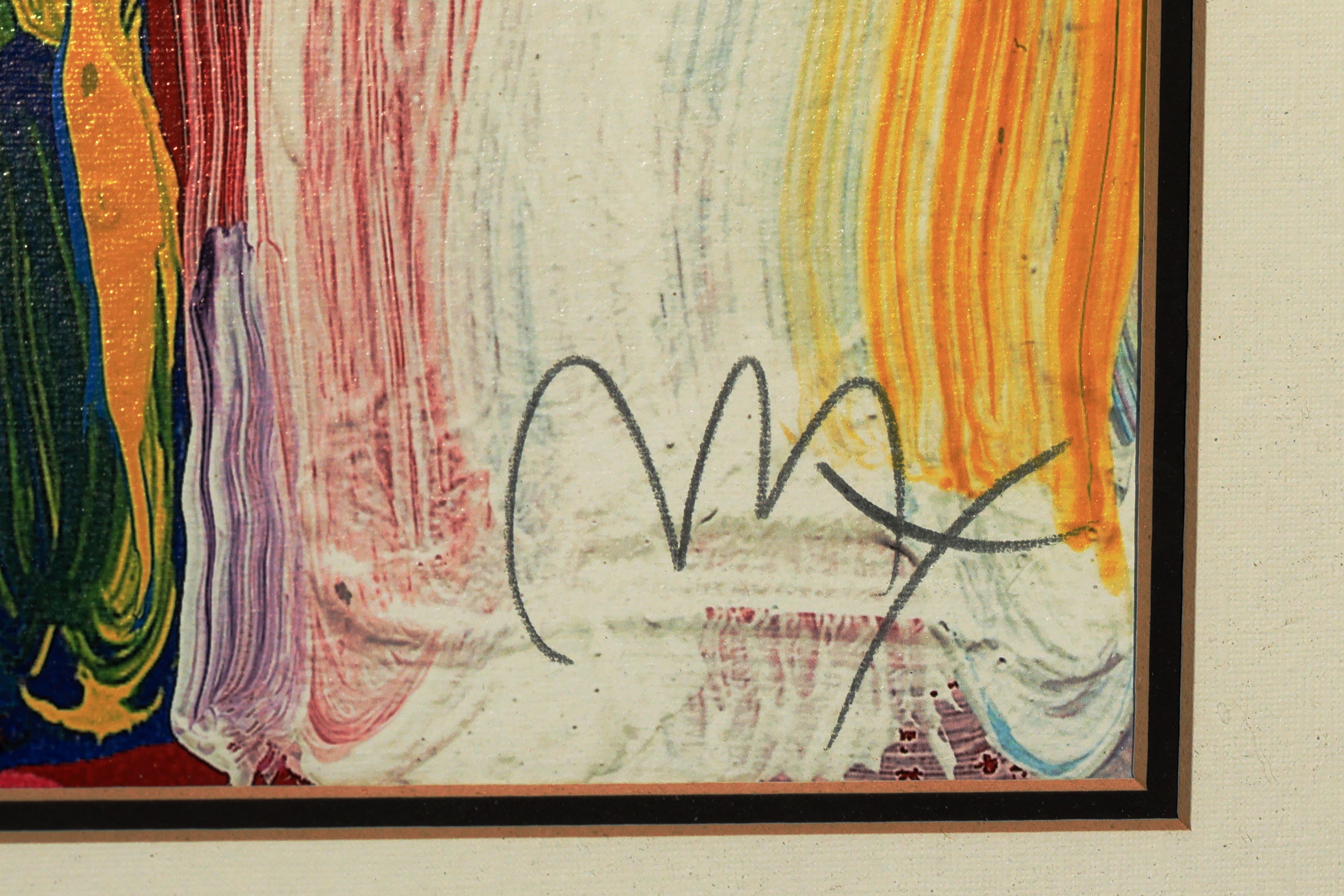 Peter Max signature on Liberty, Gorado Collection