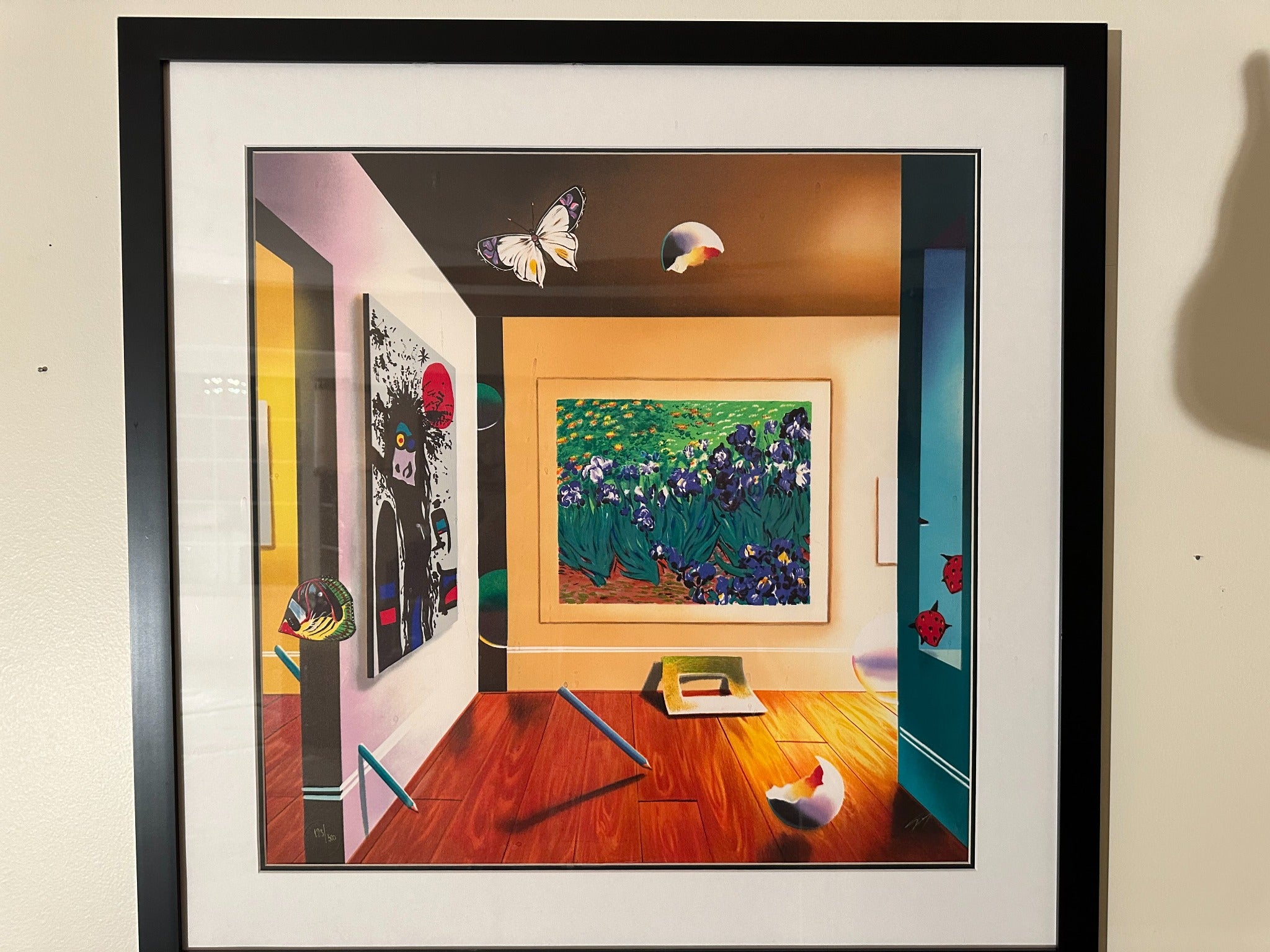 Homage To Van Gogh by Ferjo framed fine art