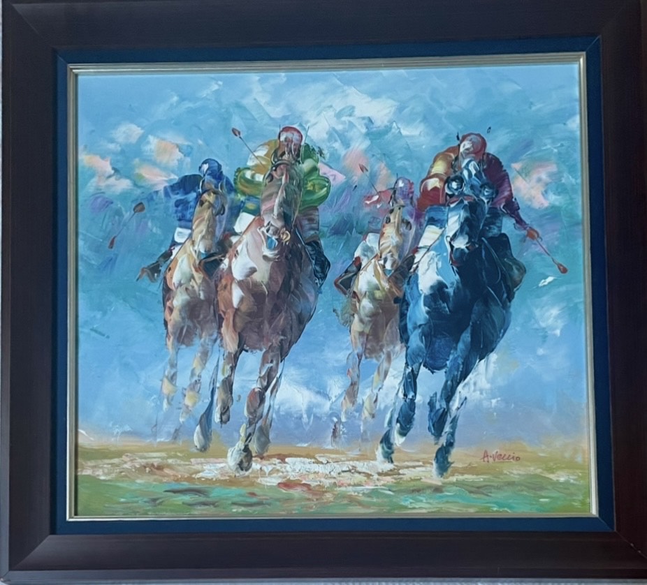 Horses Racing by Anthony Veccio