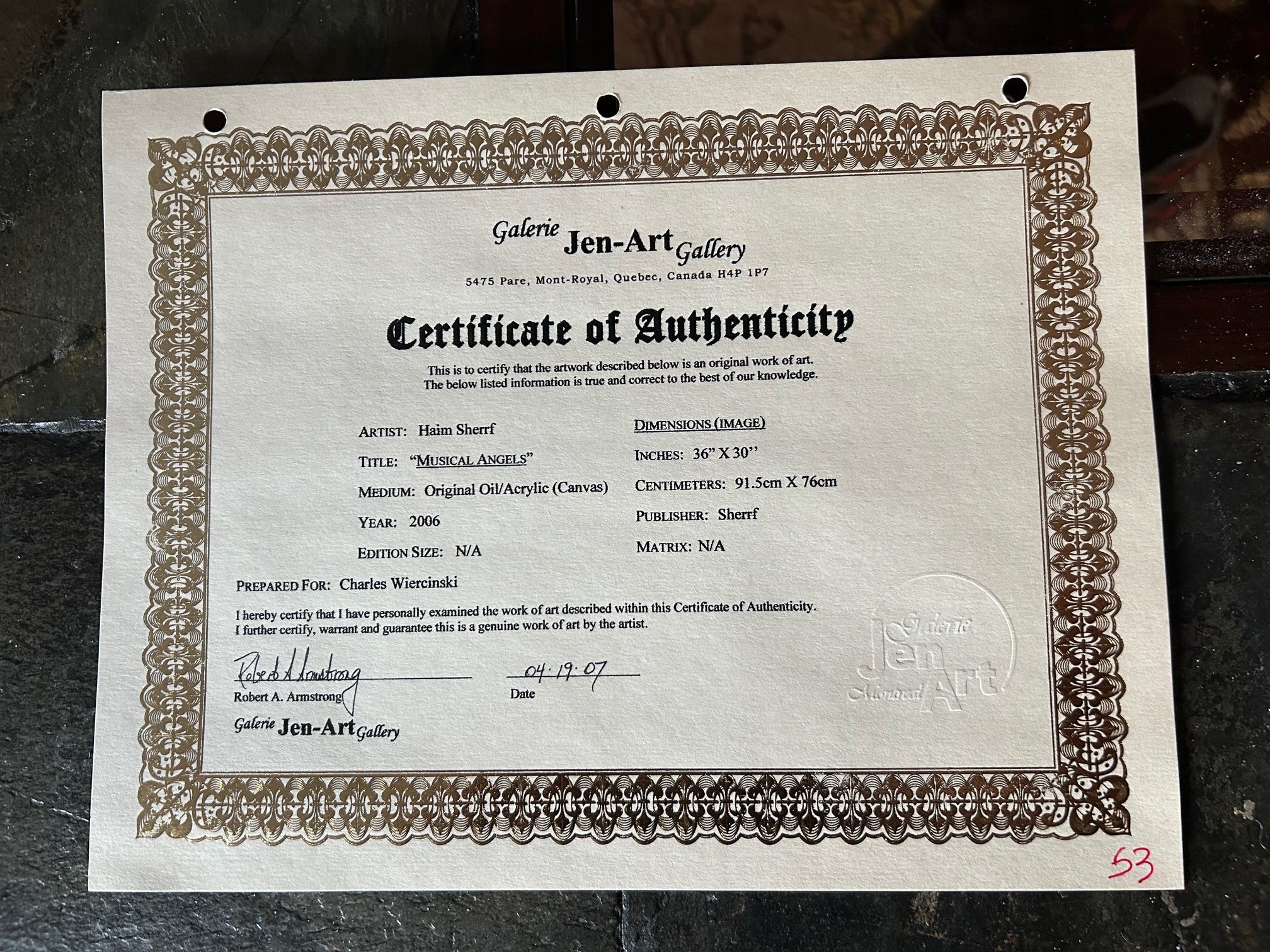 Musical Angels by Haim Sherrf