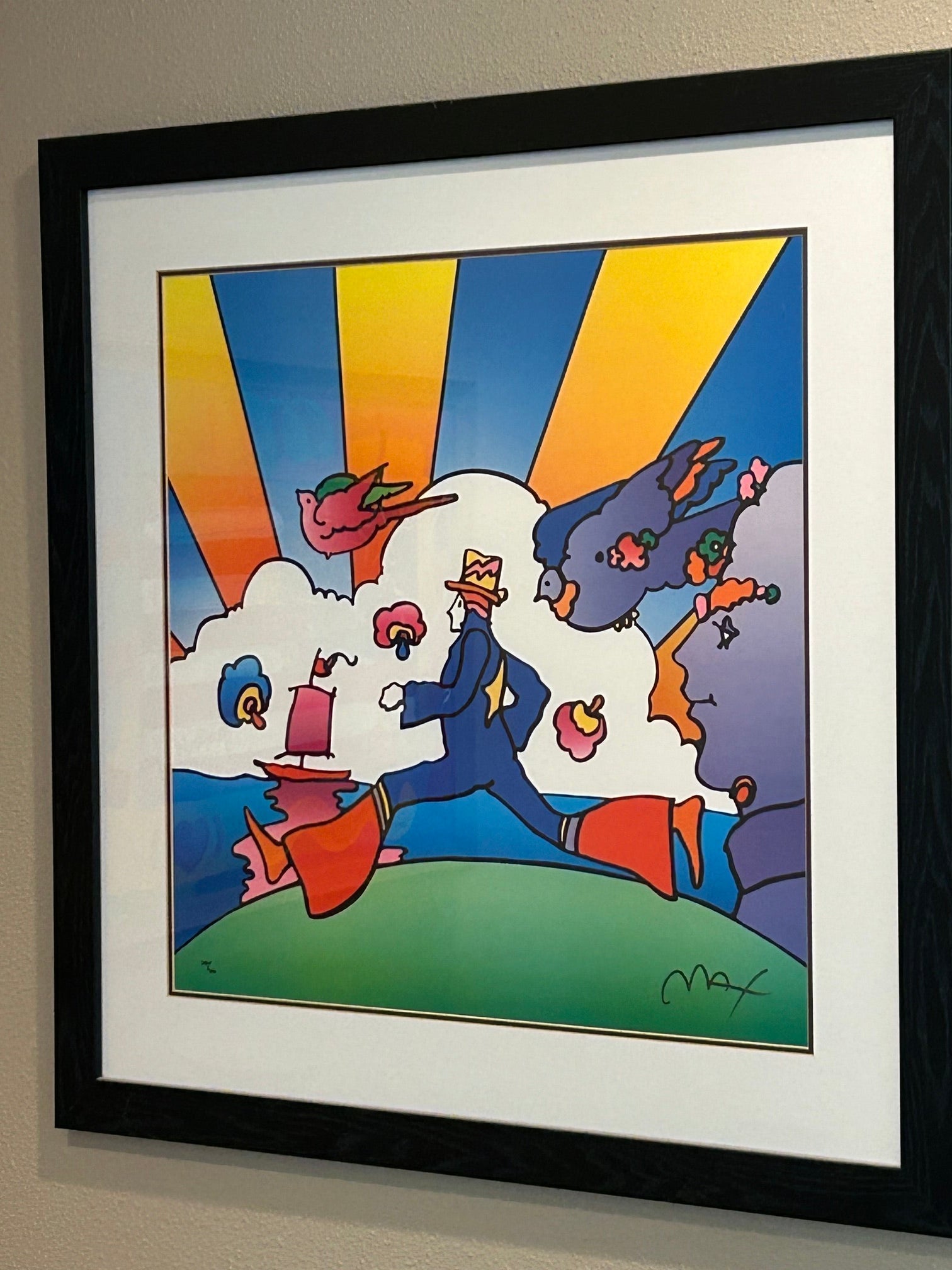 Cosmic Runner by Peter Max