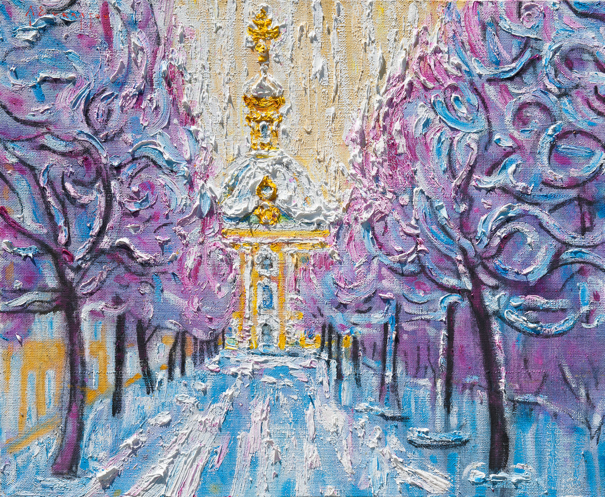 Petergof Winter by Alexandre Evgrafov, KMB Calgary Collection Three