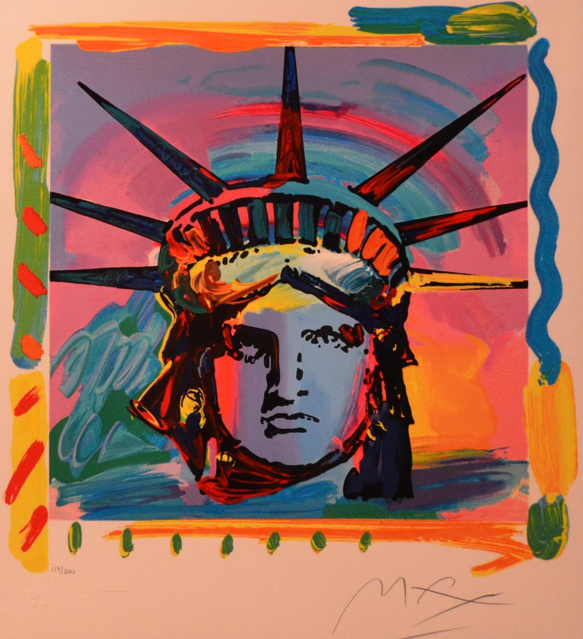 Liberty Head 1 by Peter Max