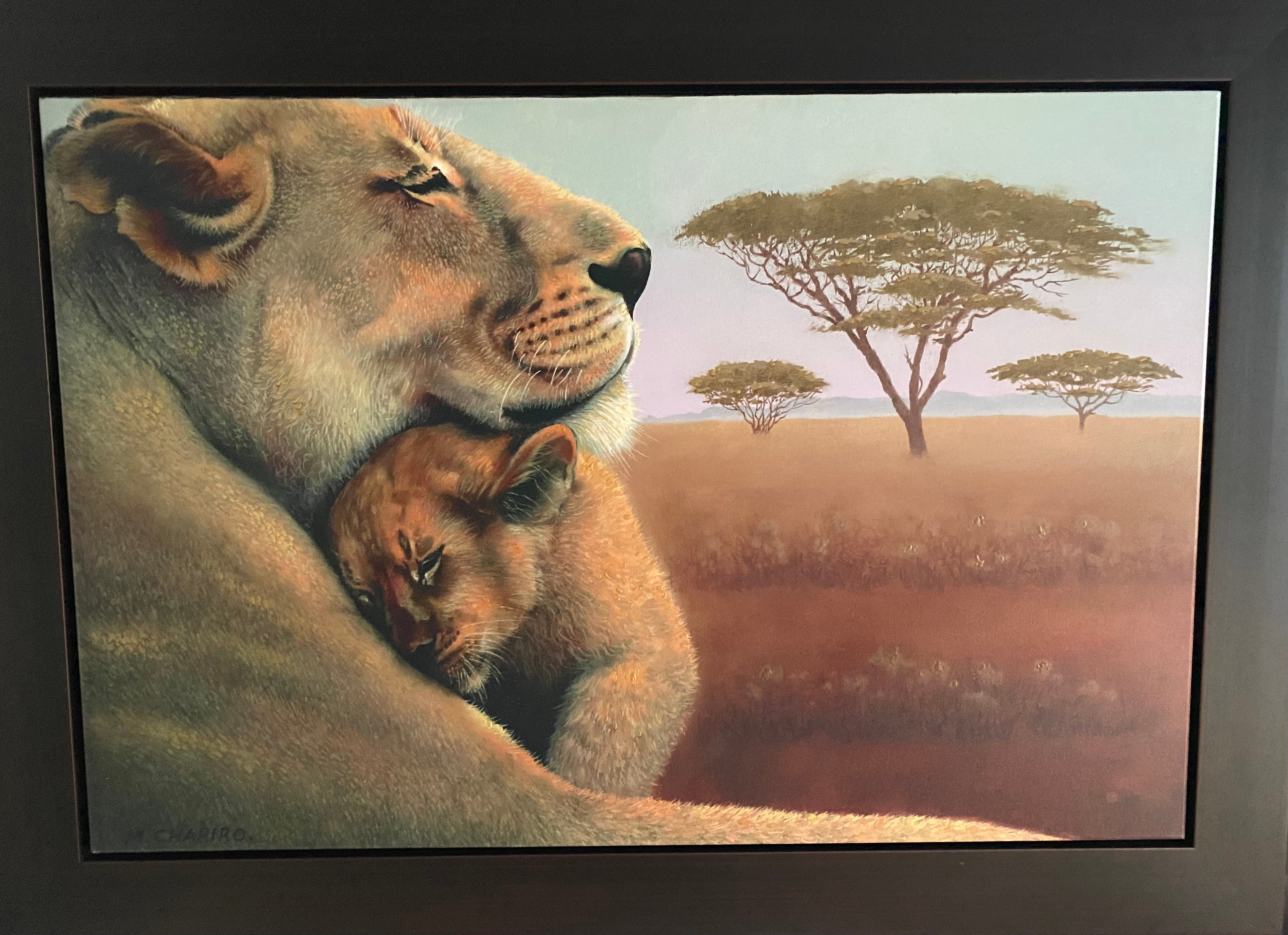 Motherhood - Lions by Mikhail Chapiro