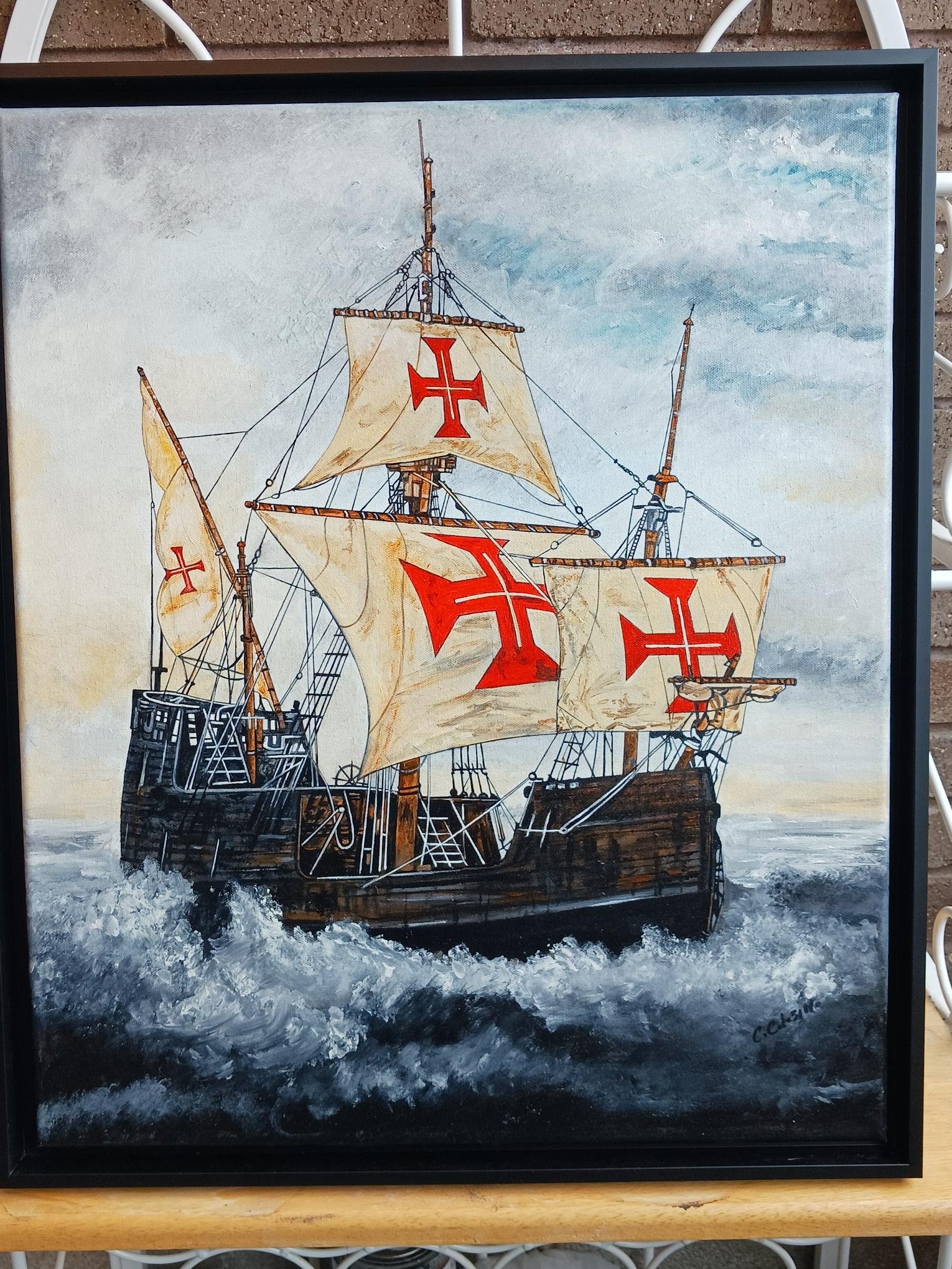 Sailing the Santa Maria by Catherine Colosimo