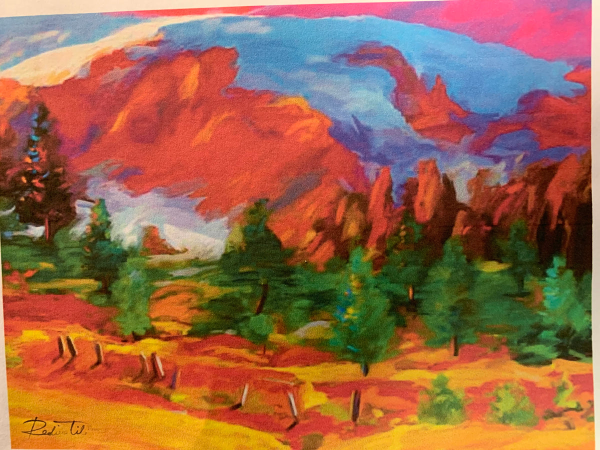Red Scape by Redina Tili