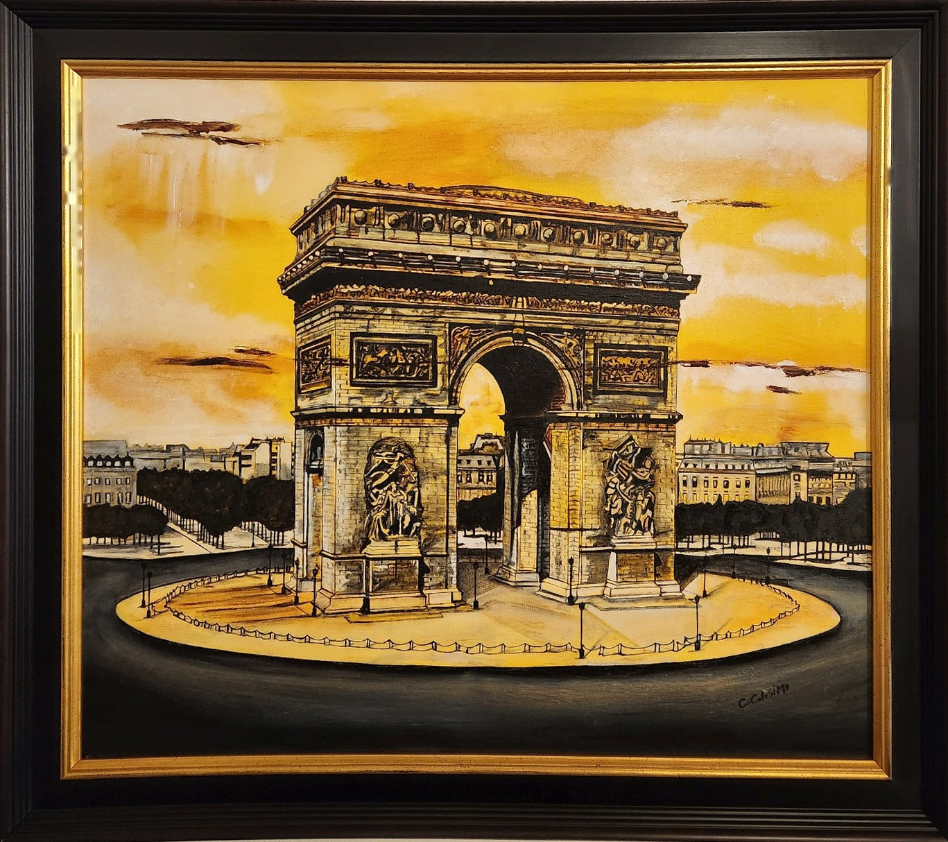 View of Arc de Triomphe by Catherine Colosimo