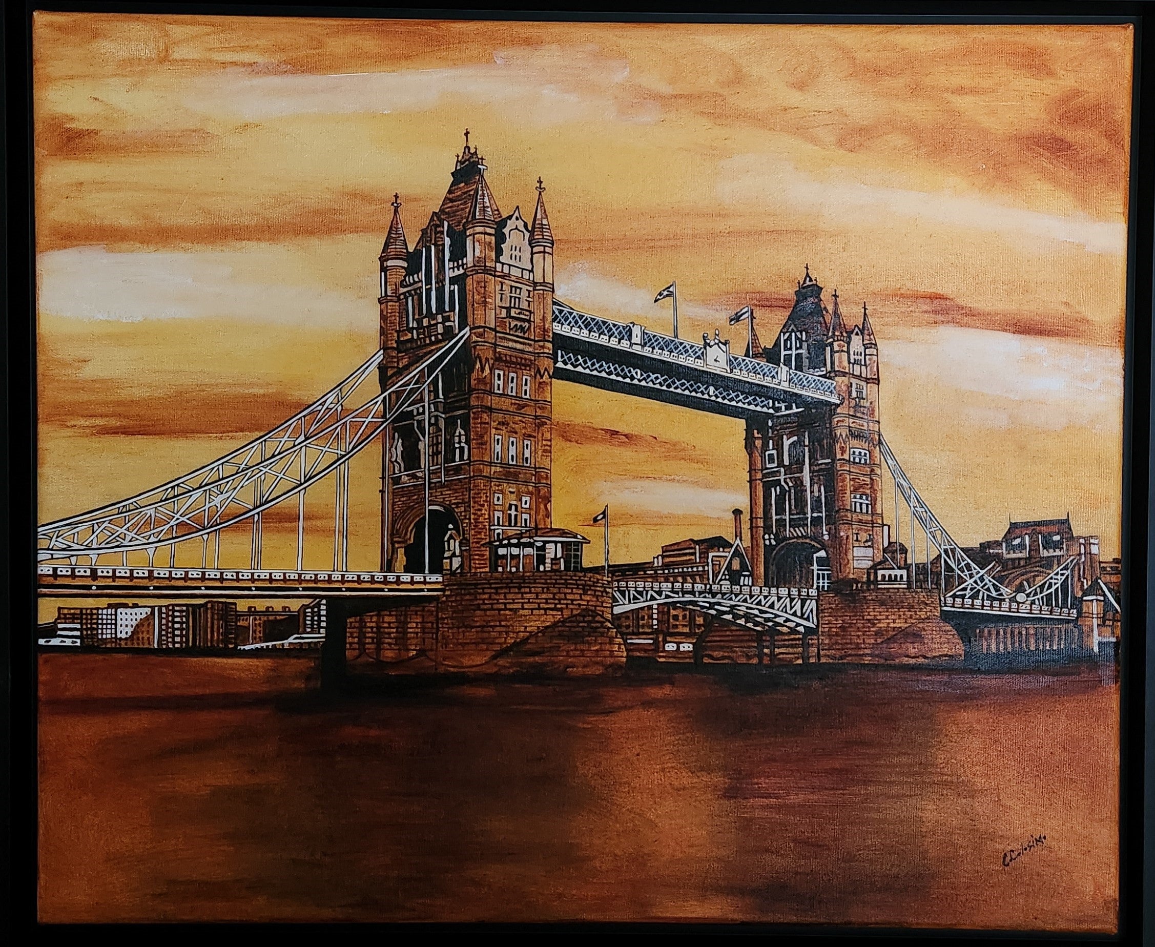 Tower Bridge Defining Landmark by Catherine Colosimo