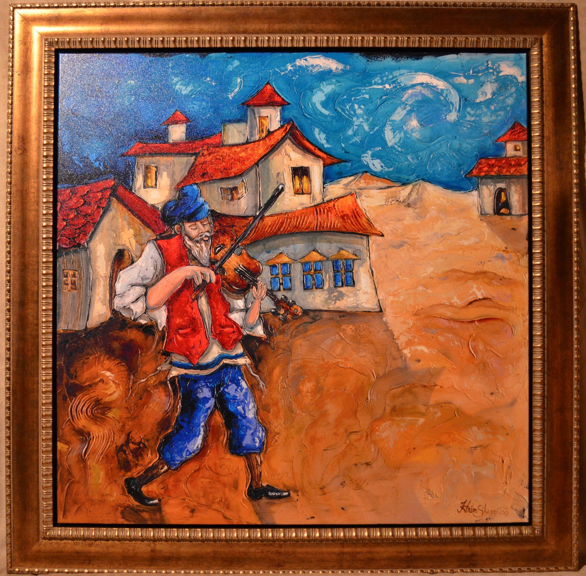 Village Fiddler by Haim Sherrf