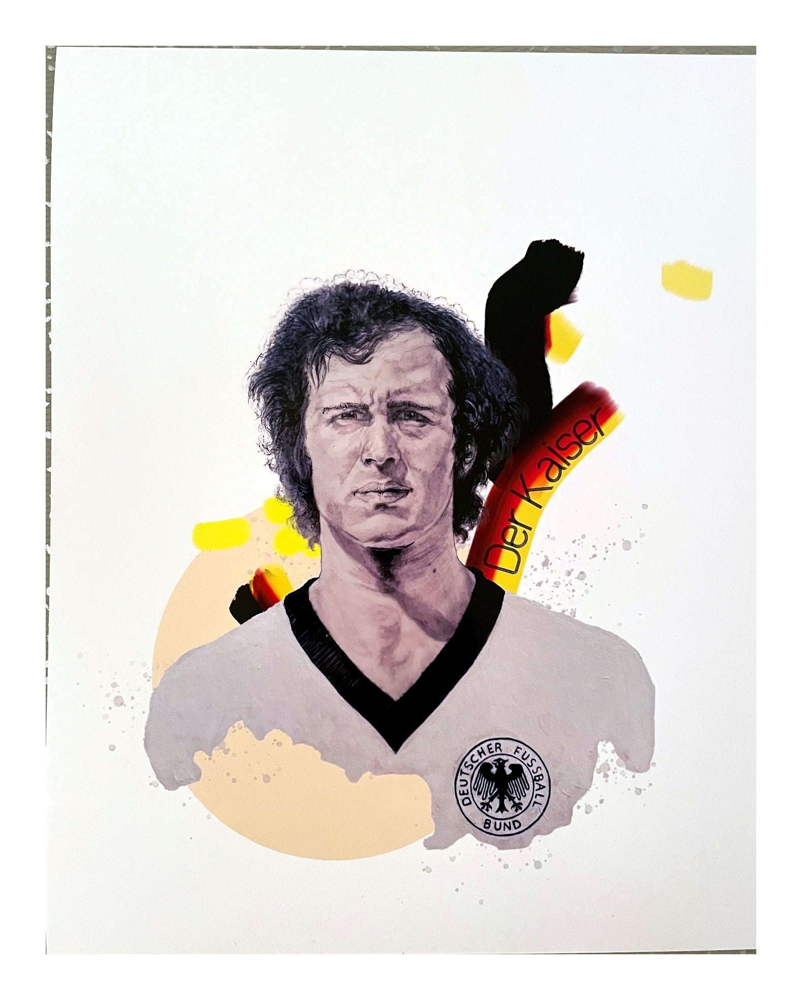 Legends of the Pitch Pele collection image by Son of Henry at Newport Brushstrokes Fine Art