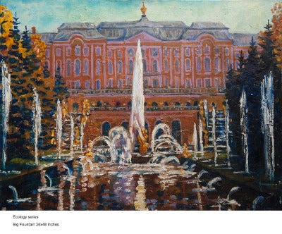 Big Fountain 36x48 by Alexandre Evgrafov