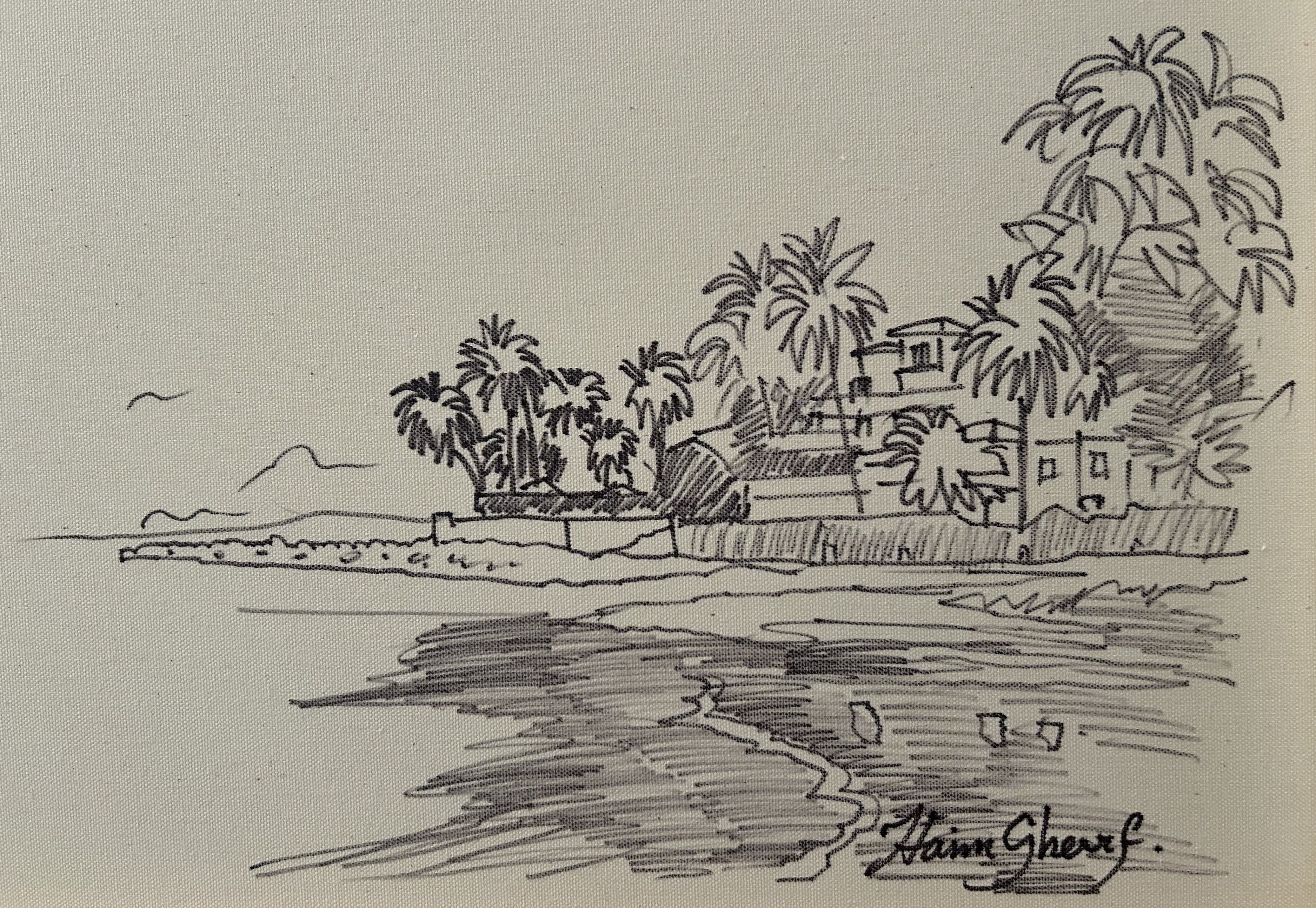 Dream Terrace by Haim Sherrf - 48" x 36"