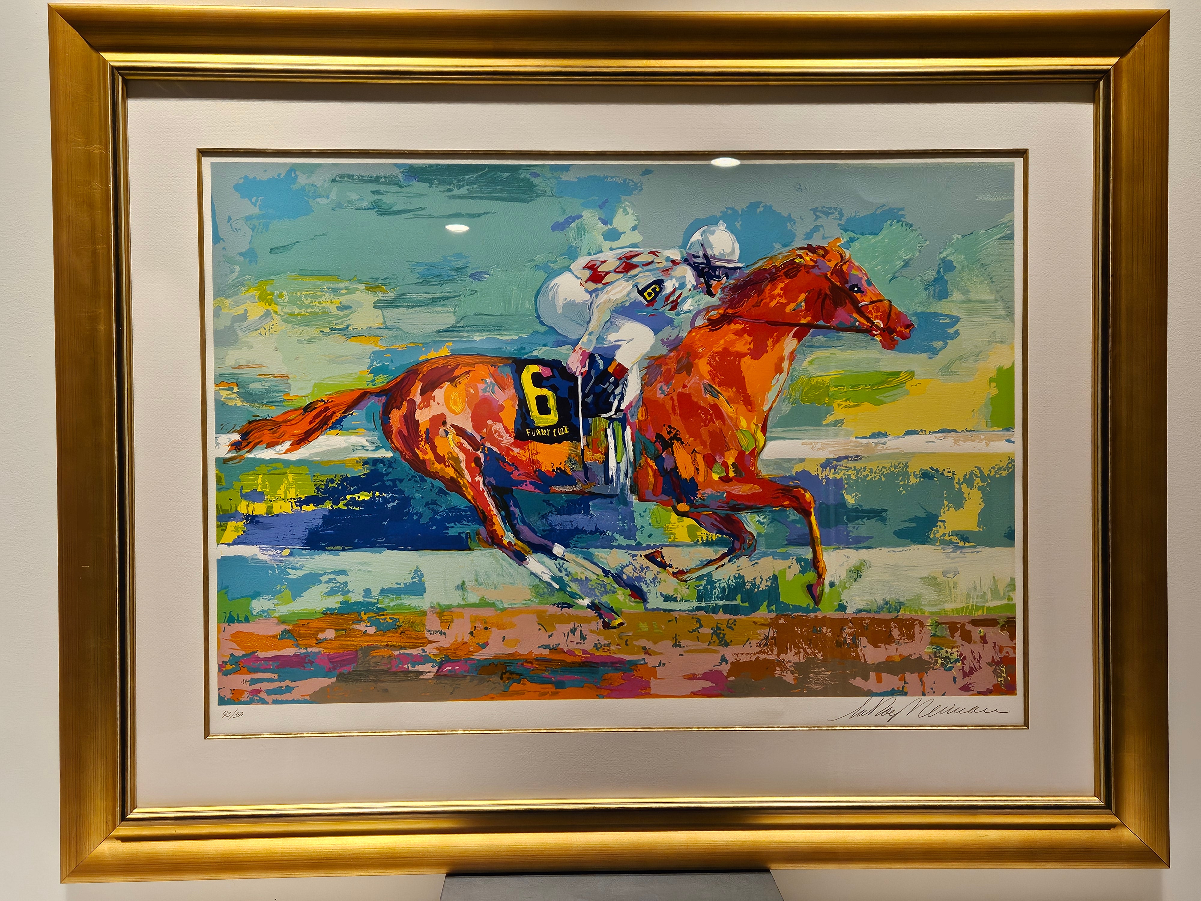 Funny Cide by LeRoy Neiman