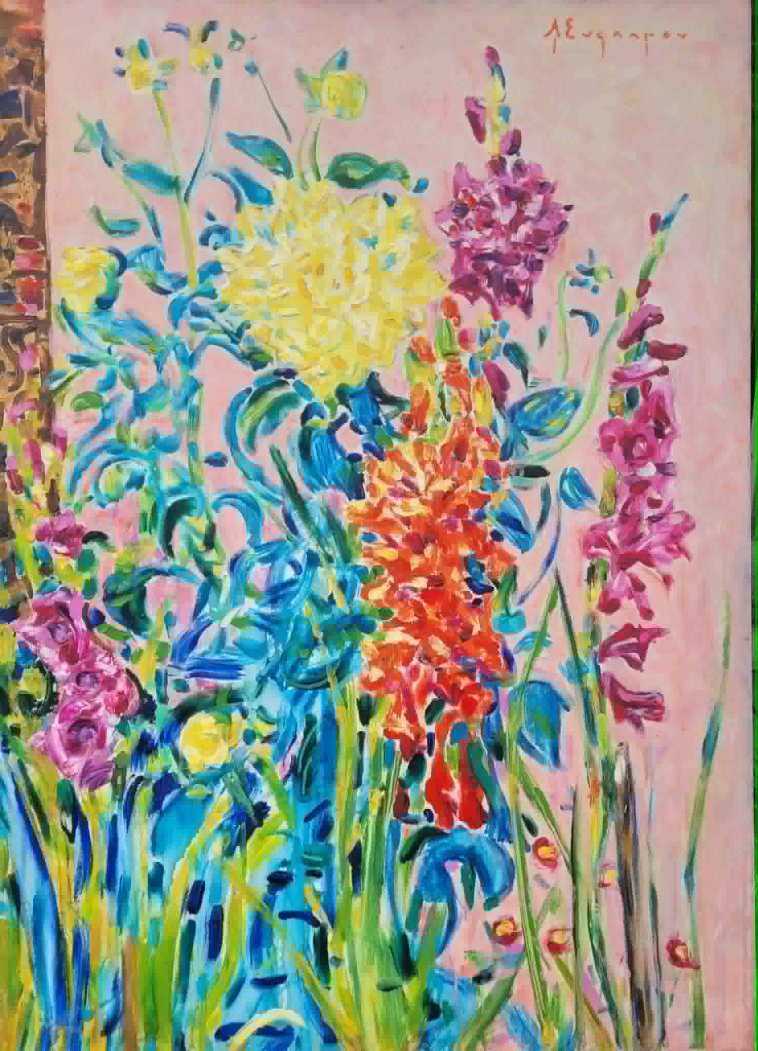 Asters and Gladioluses by Alexandre Evgrafov — original artwork