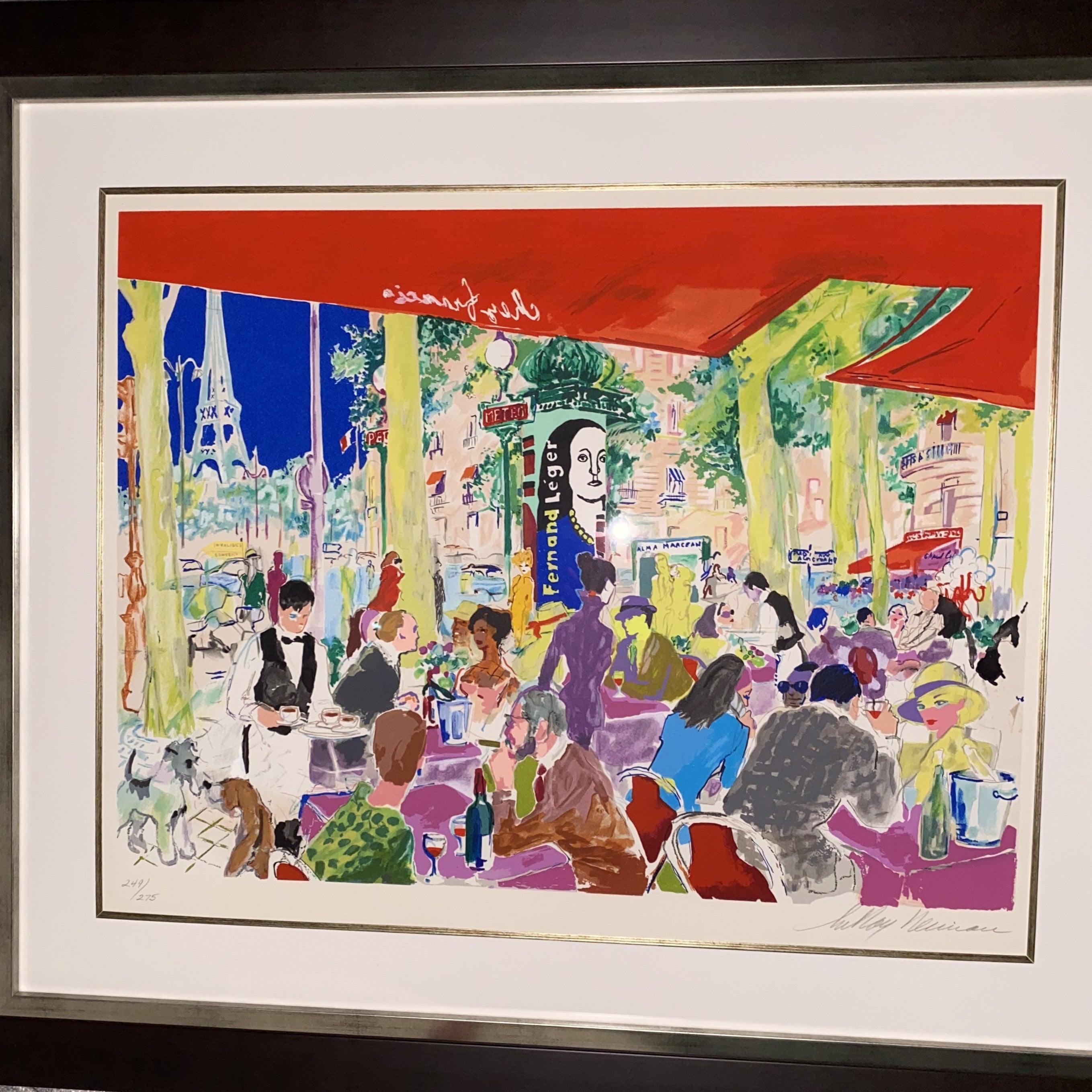 Chez Francis by LeRoy Neiman