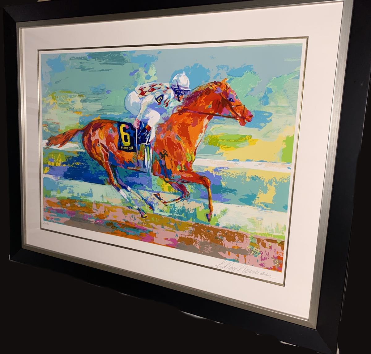 Funny Cide by LeRoy Neiman