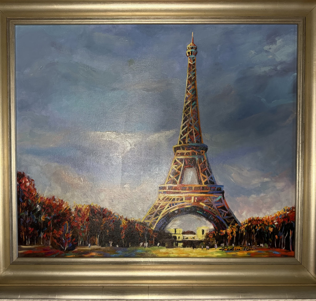 Eiffel Tower by Redina Tili, framed, HGW Regina Collection