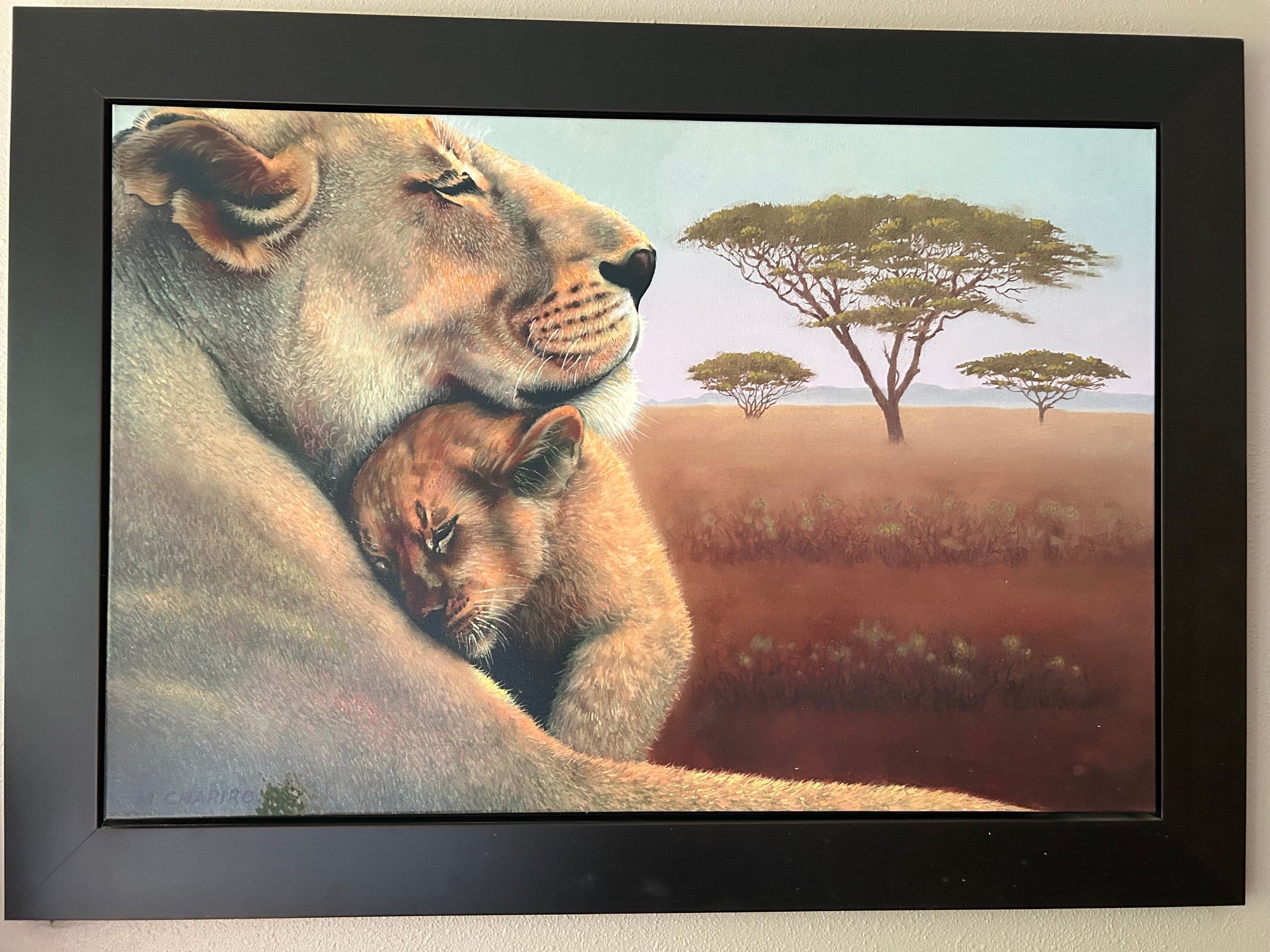 Motherhood-Lioness by Mikhail Chapiro