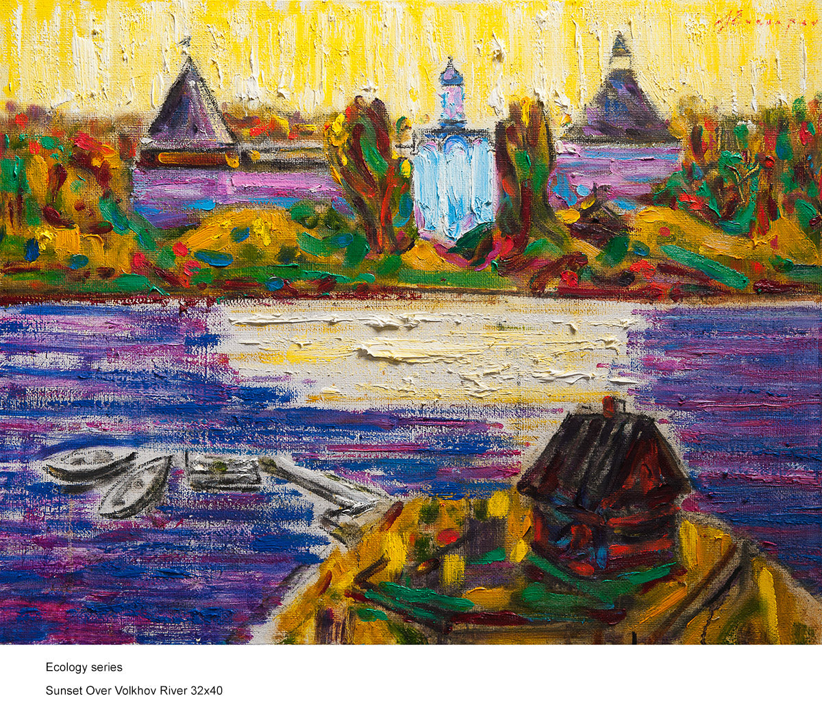 Volchov Sunset by Alexandre Evgrafov, KMB Calgary Collection Three