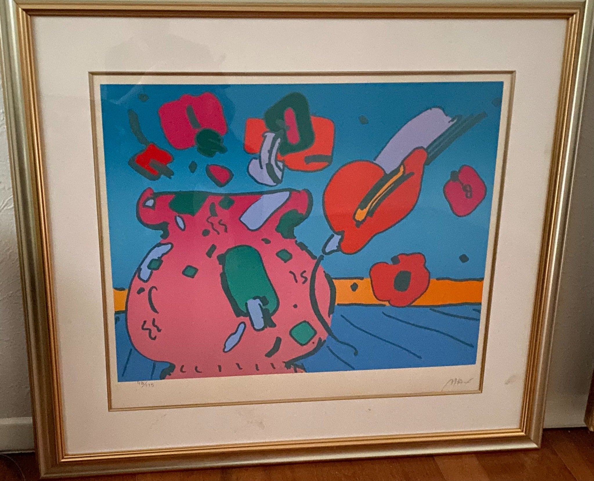 Marilyn's Flowers by Peter Max