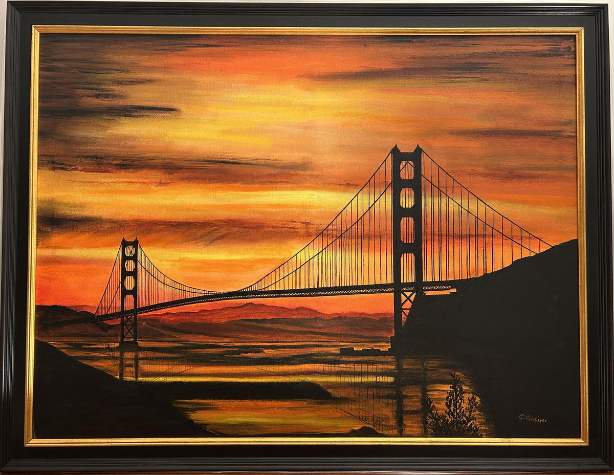 Golden Gate Twilight by Catherine Colosimo