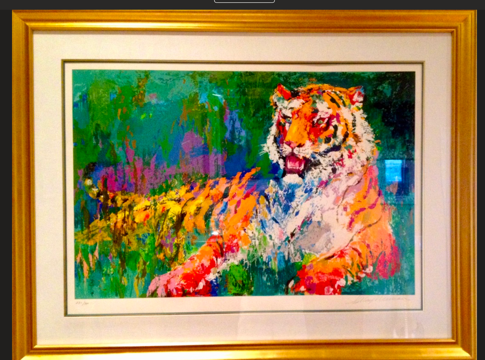 Resting Tiger by Leroy Neiman
