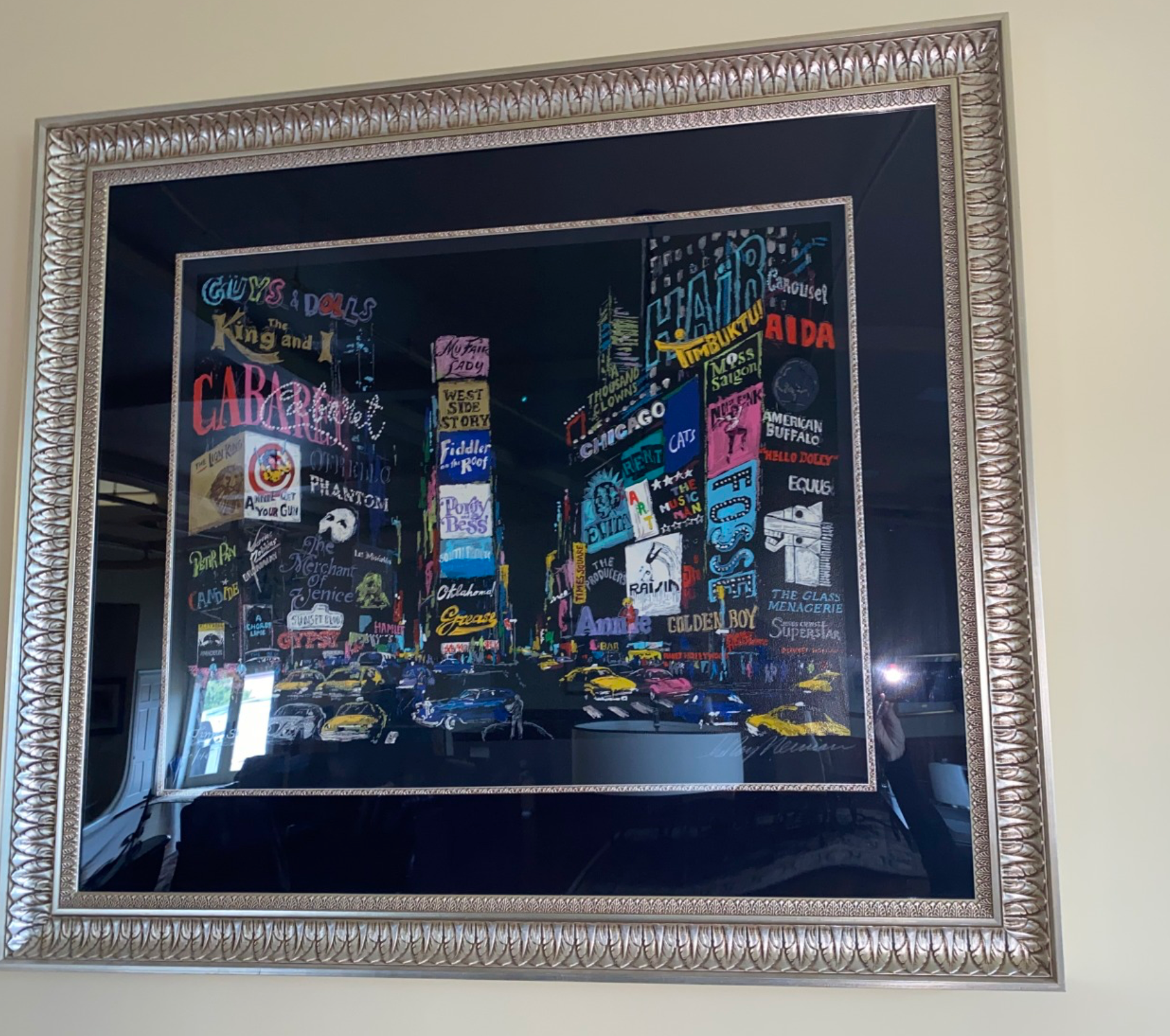 Lights of Broadway by Leroy Neiman