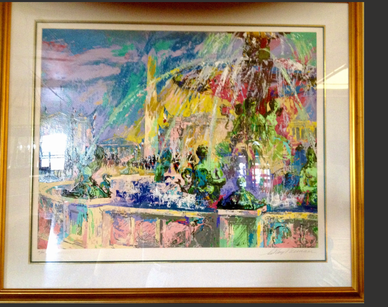 Place de la Concorde by Leroy Neiman
