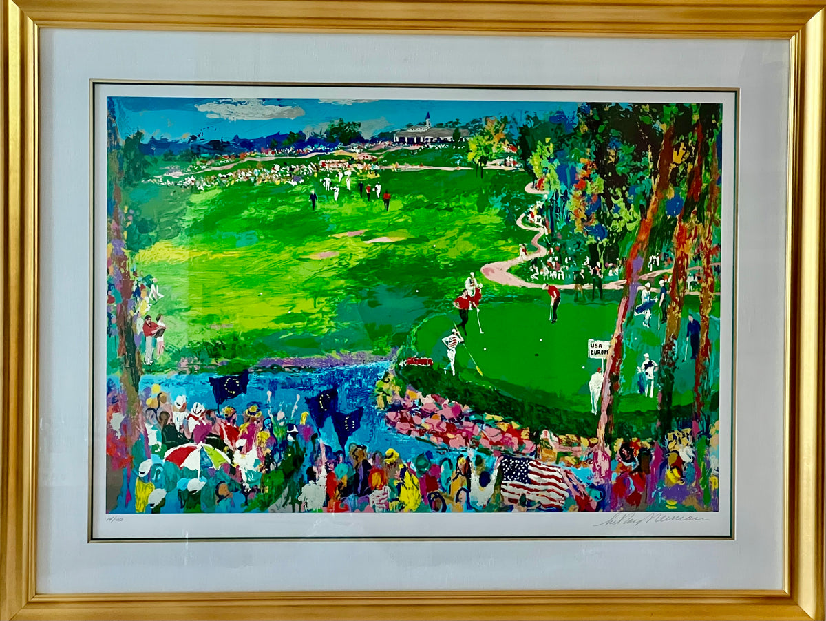 Ryder Cup—Valhalla by LeRoy Neiman, Alma Palian's framed serigraph