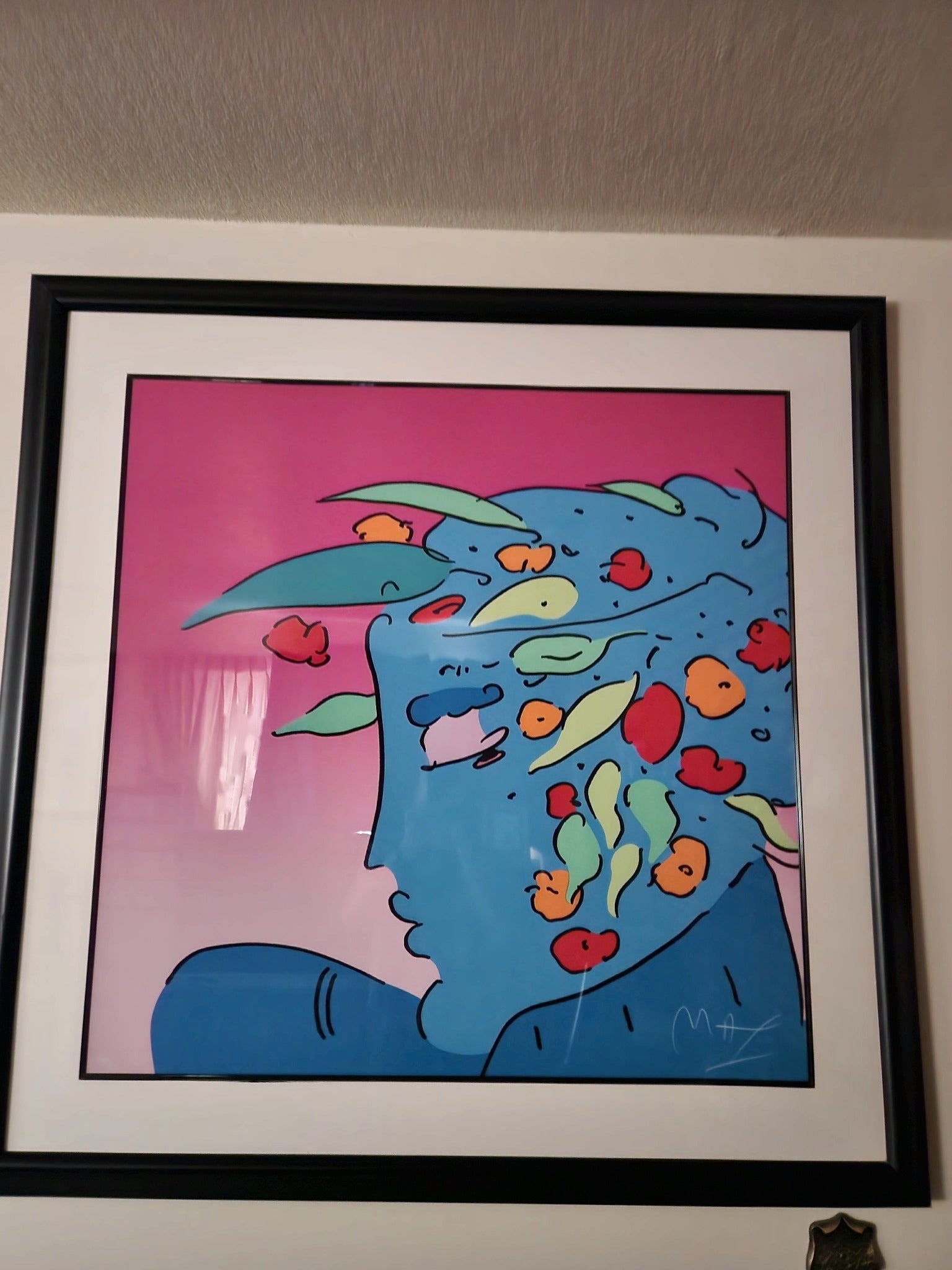 Blue Lady Planet by Peter Max
