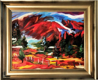 Red Scape by Redina Tili